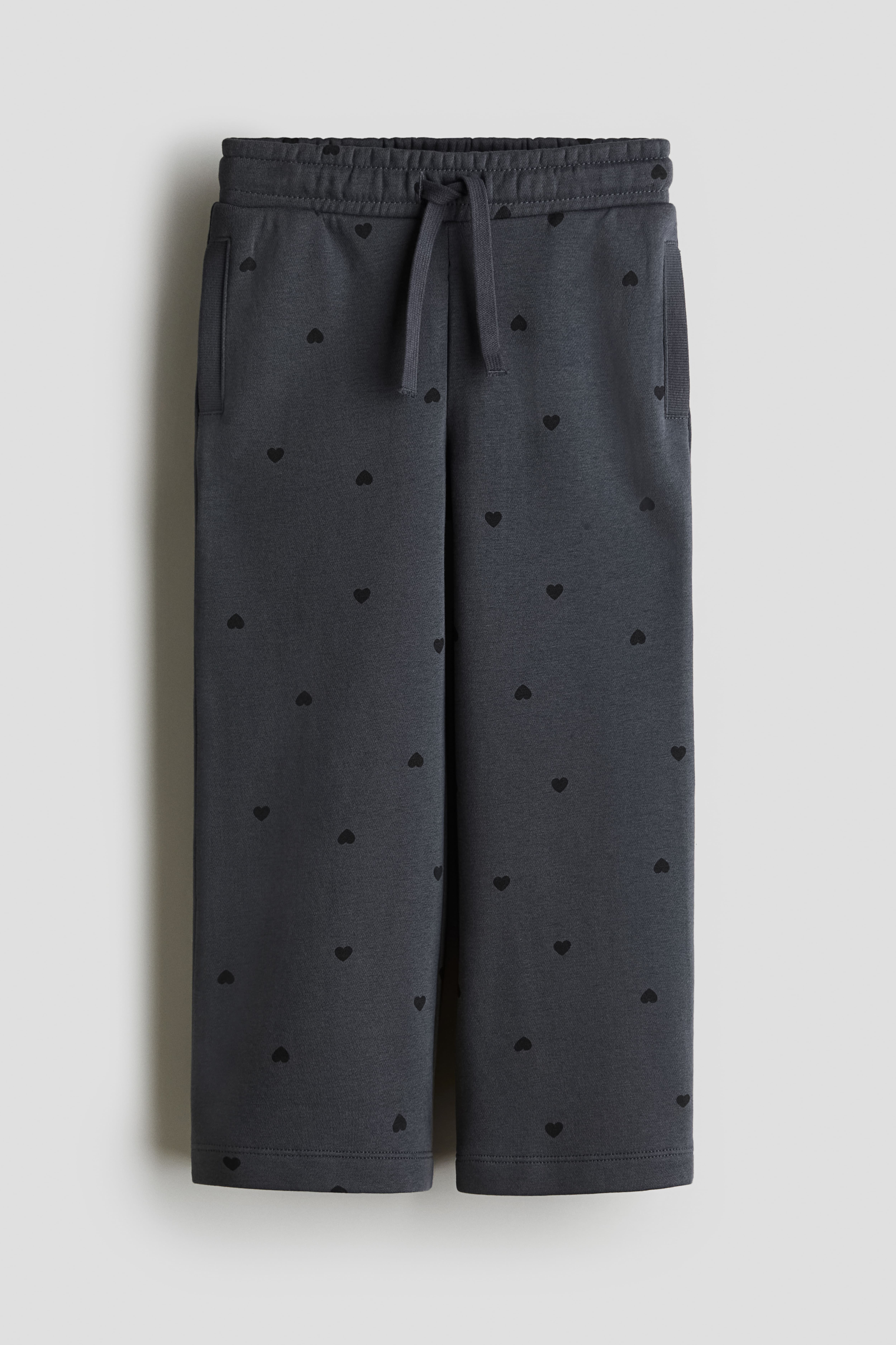 Wide Brushed-Inside Joggers