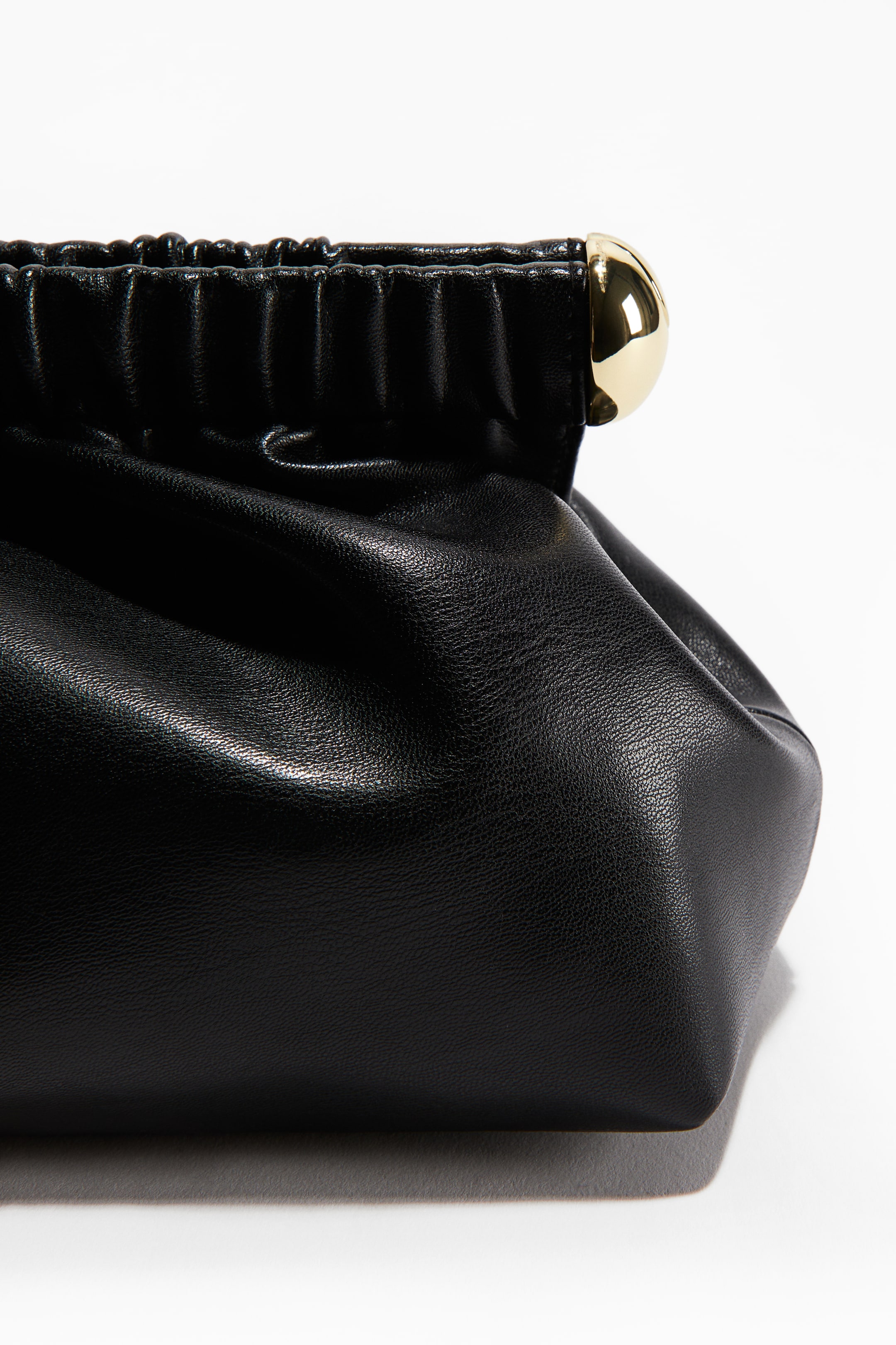 拡大画像を表示: コーティングクラッチバッグ - ブラック - レディース | H&M JP 5