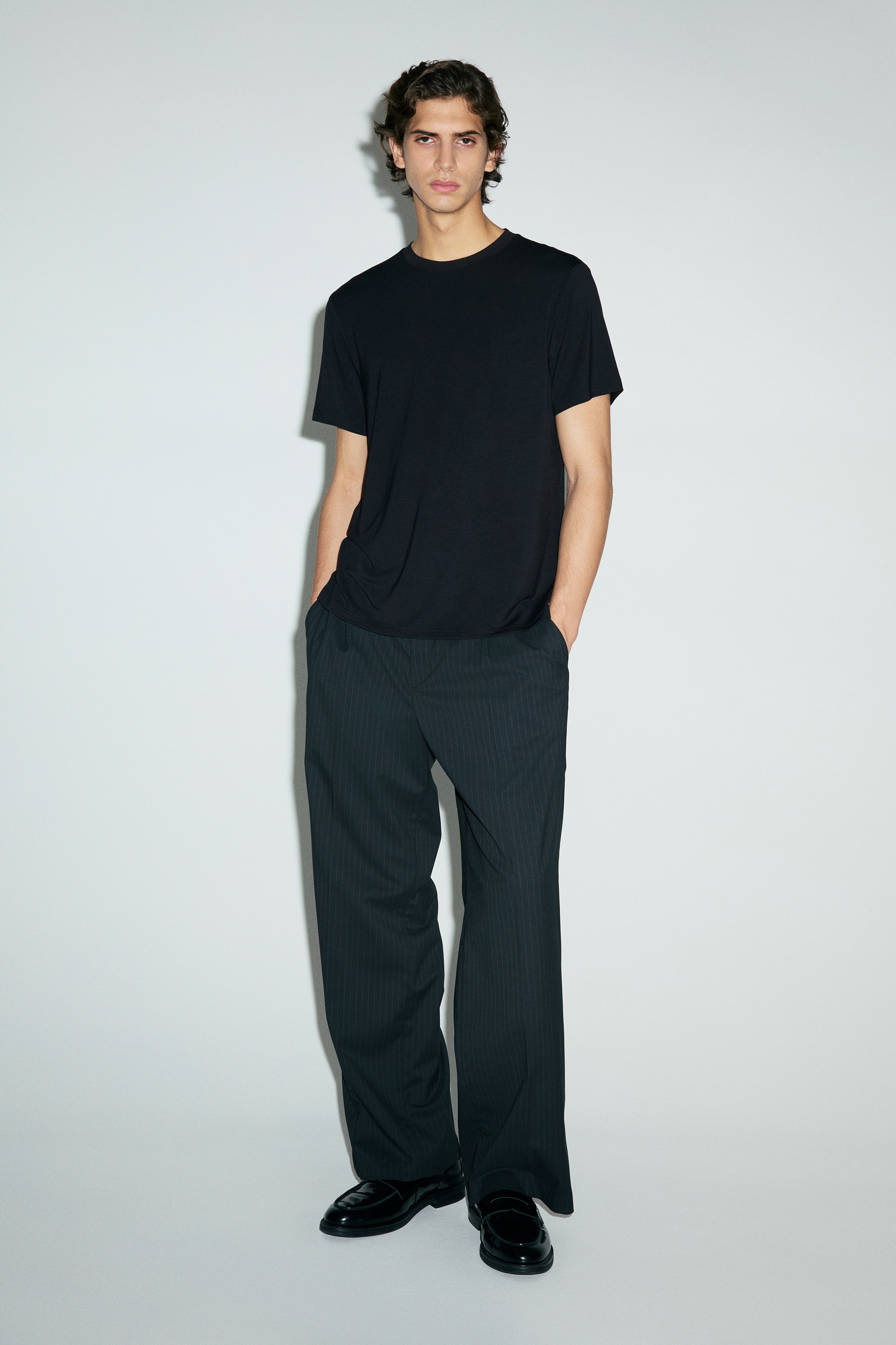 Tričko Warming Regular Fit - Černá/Bílá