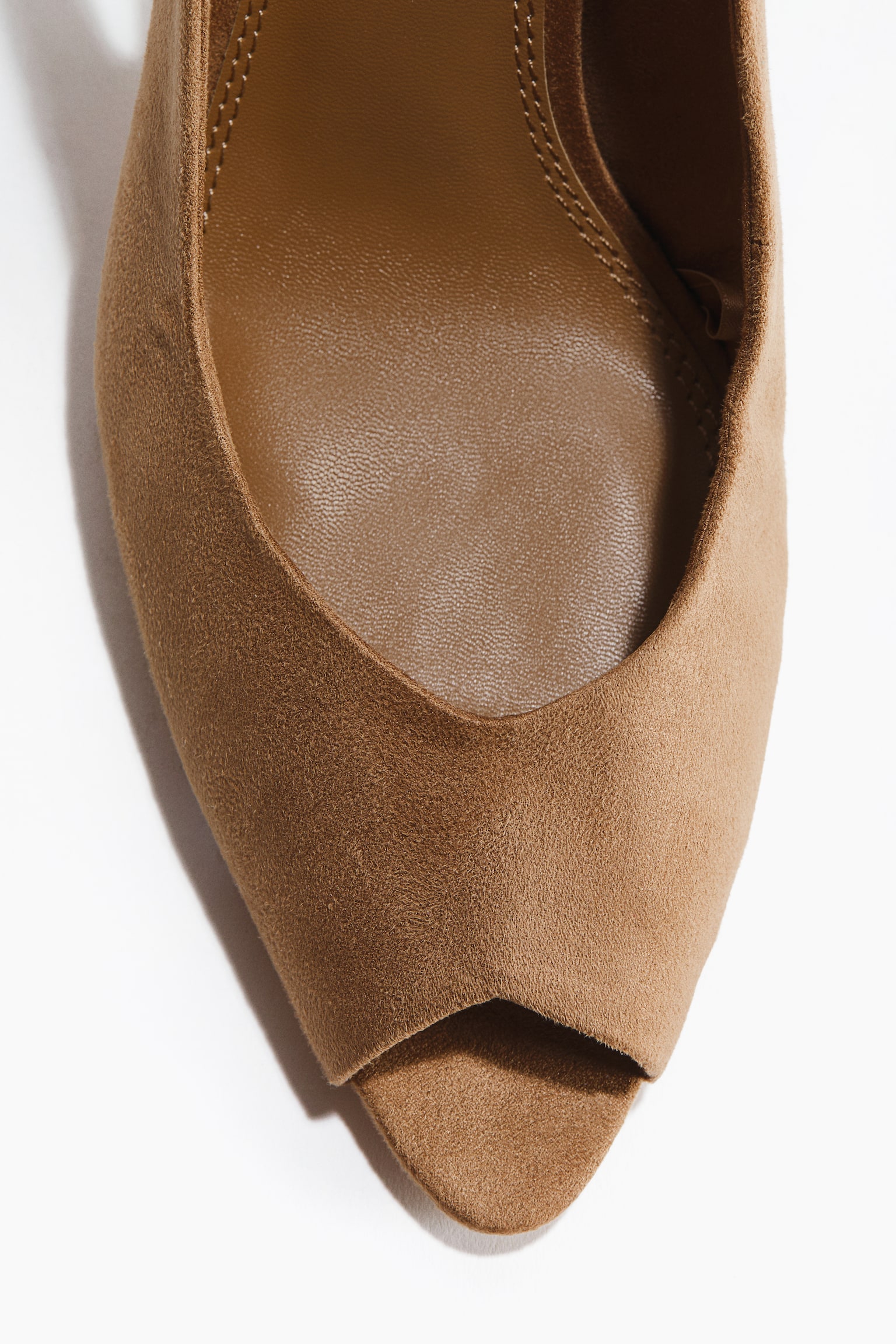 Slingback court shoes - Brown/Beige - 2