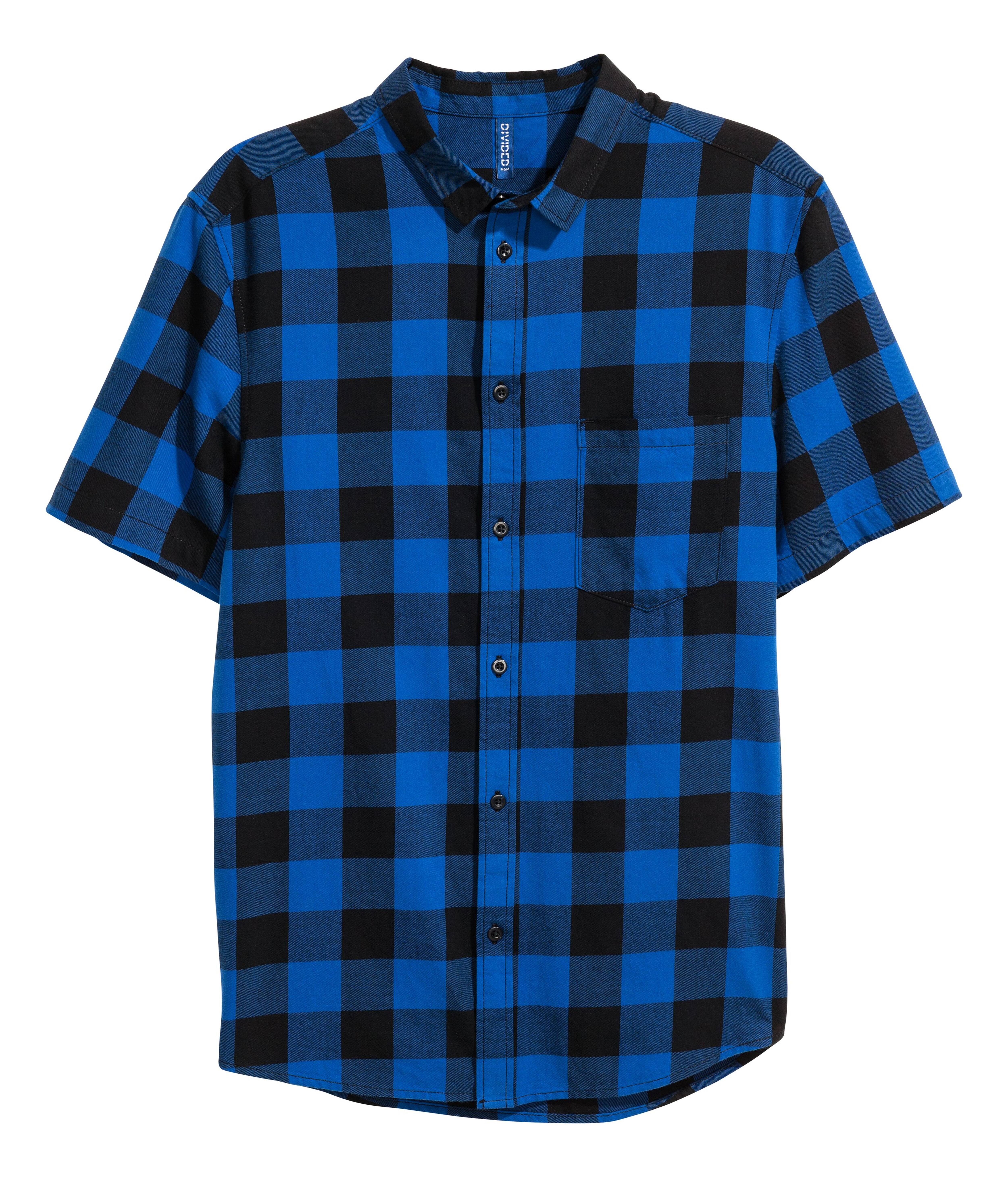 H&m divided plaid shirt best sale