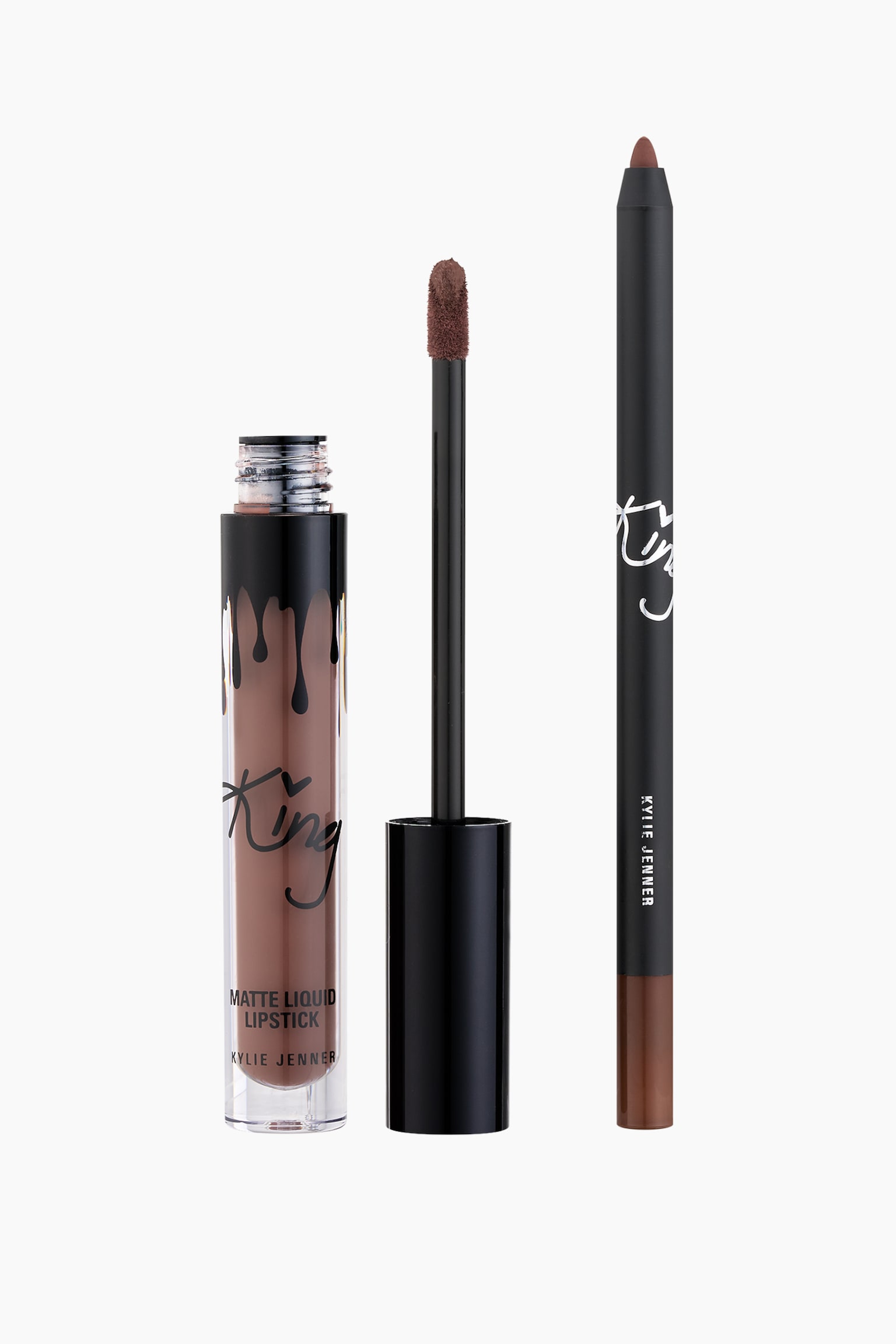 King Kylie Matte Liquid Lip Kit - True Brown K/Kylie Jennner Lips/A Decade/Dead Of Knight