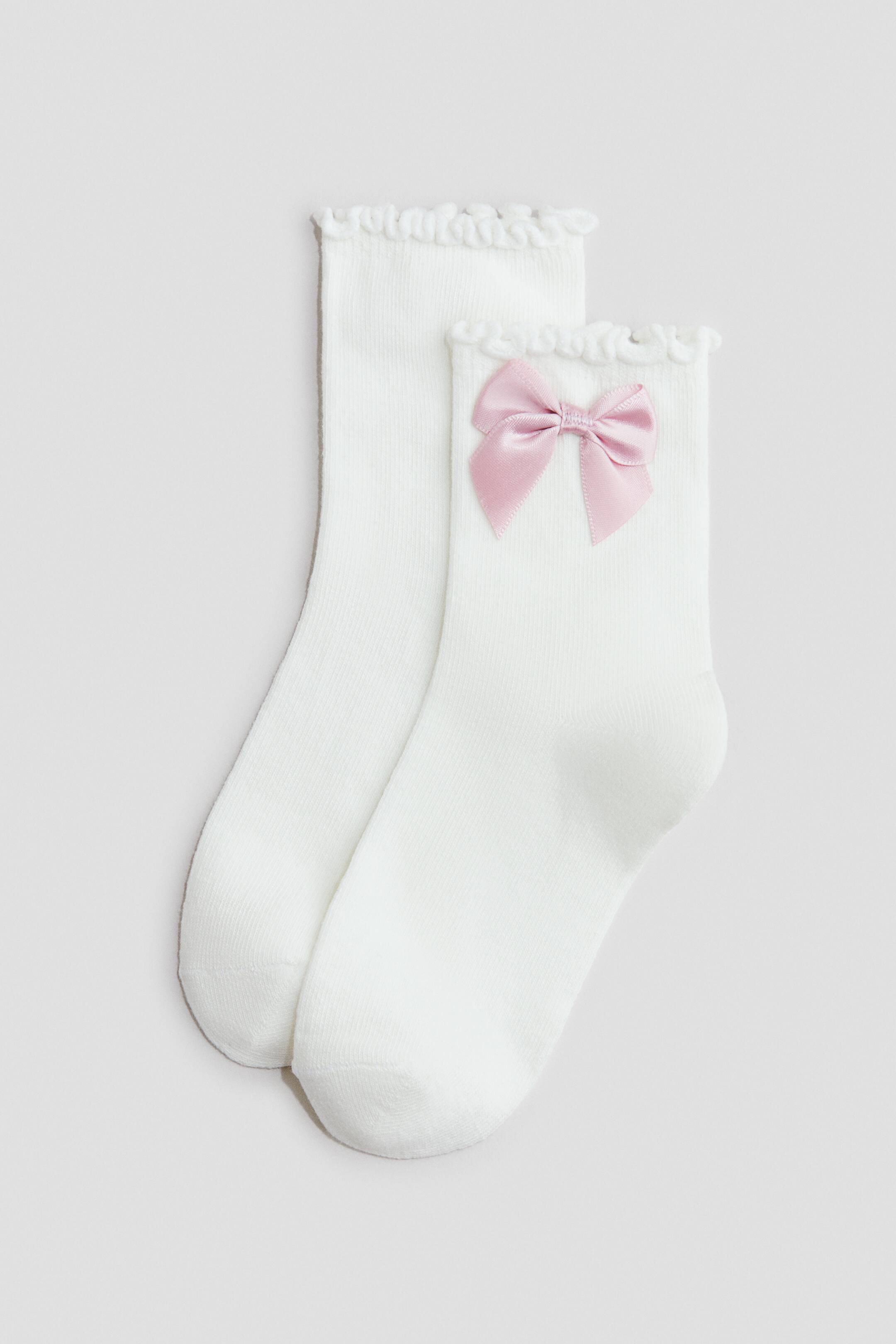 Lot de 3 paires chaussettes à volants