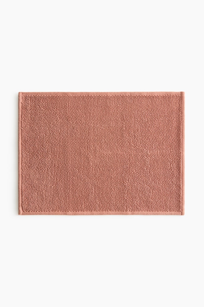 Katoenen badmat - Oranje/Zwart/Lichtbeige/Lichtgroen/Dusty blauw/Donkerbruin - 1