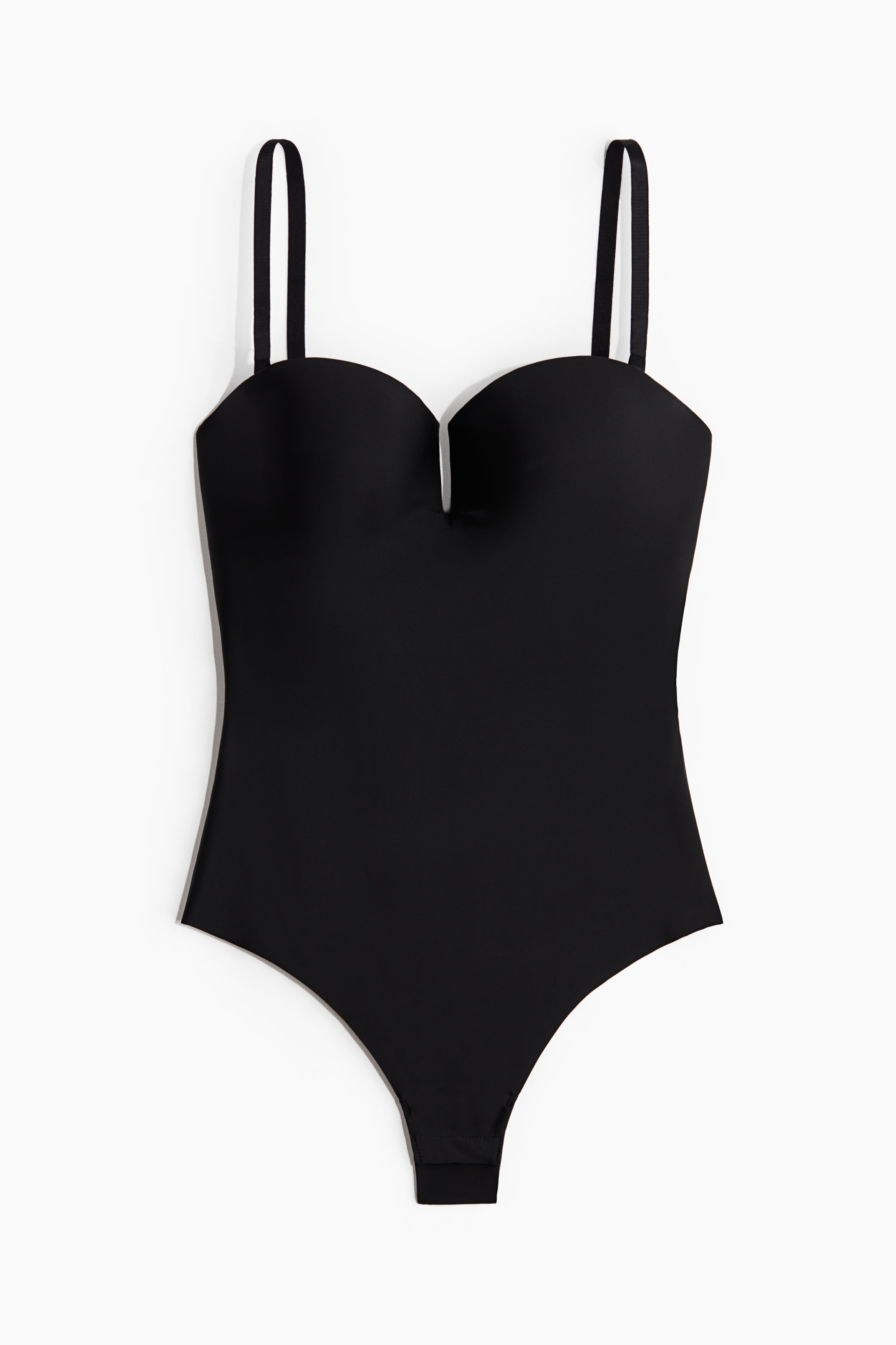 Body in microfibra Light Shape - Nero