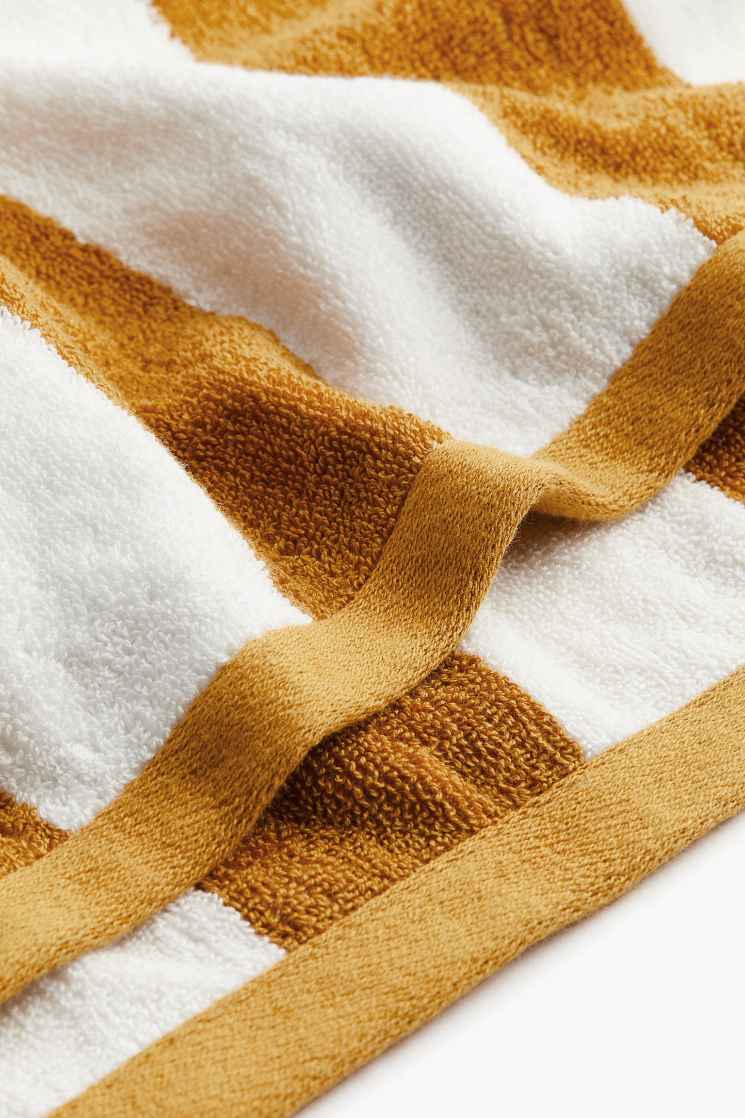 Bath towel - Yellow/Striped/Light dusty blue/Striped/Brown/Striped/Beige/Striped/Brown/Striped - 2