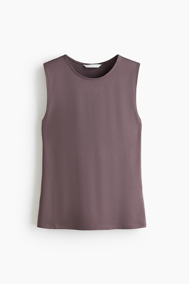 Vest top - Dusty purple/Black/White/Navy blue - 1