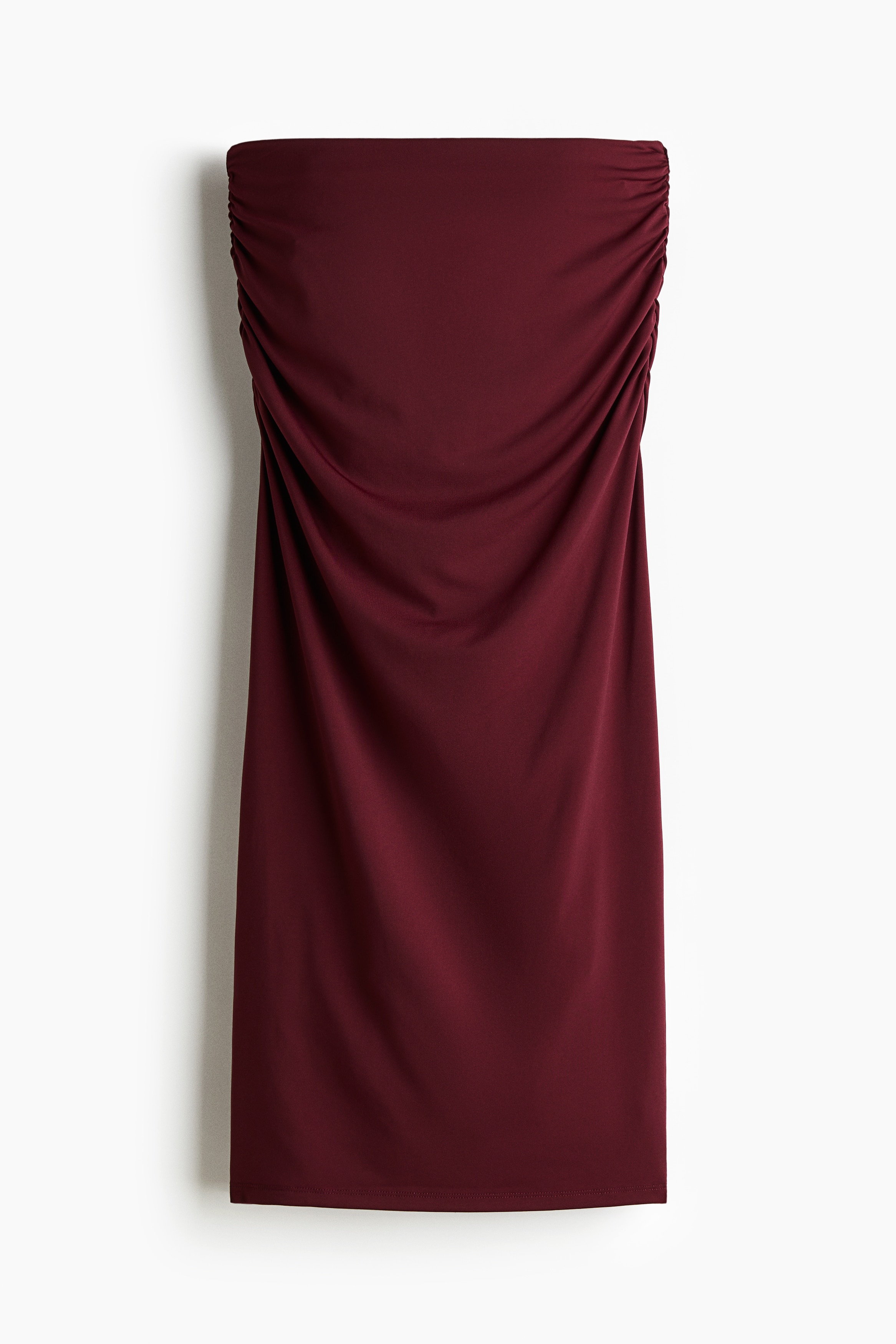 Falda drapeada - Borgoña/Borgoña oscuro