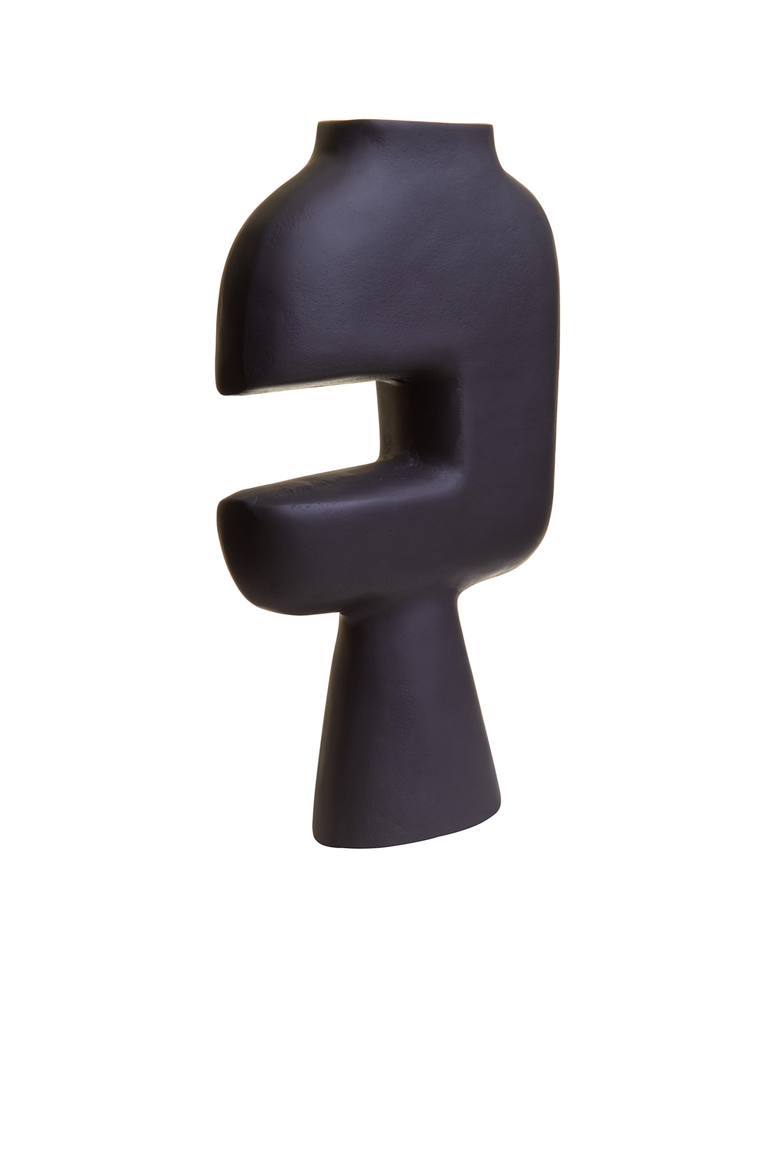 Hapax Abstract Large Vase - Black - 3