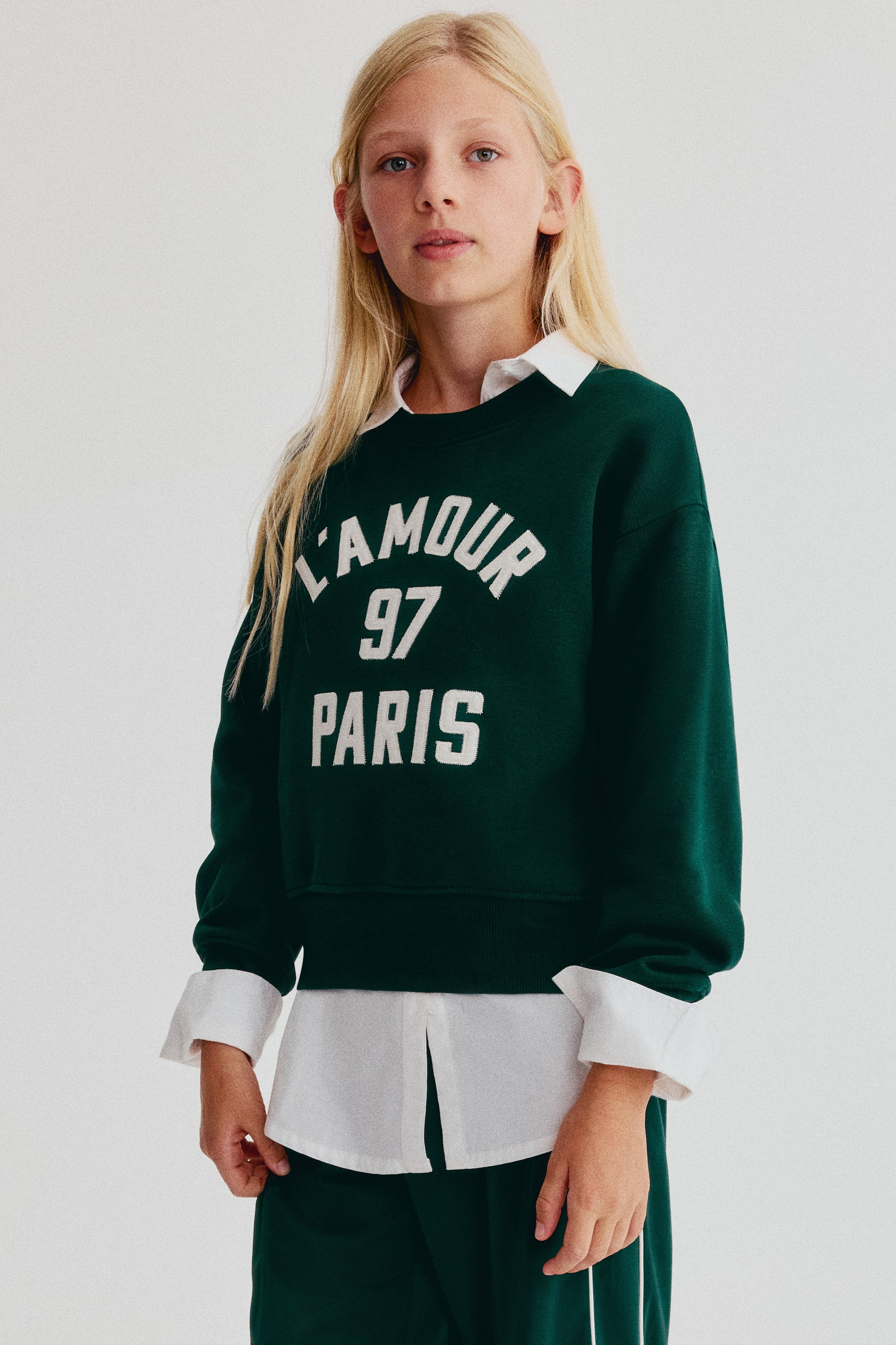 Детские худи H&M Brushed-Inside Sweatshirt — фото 3