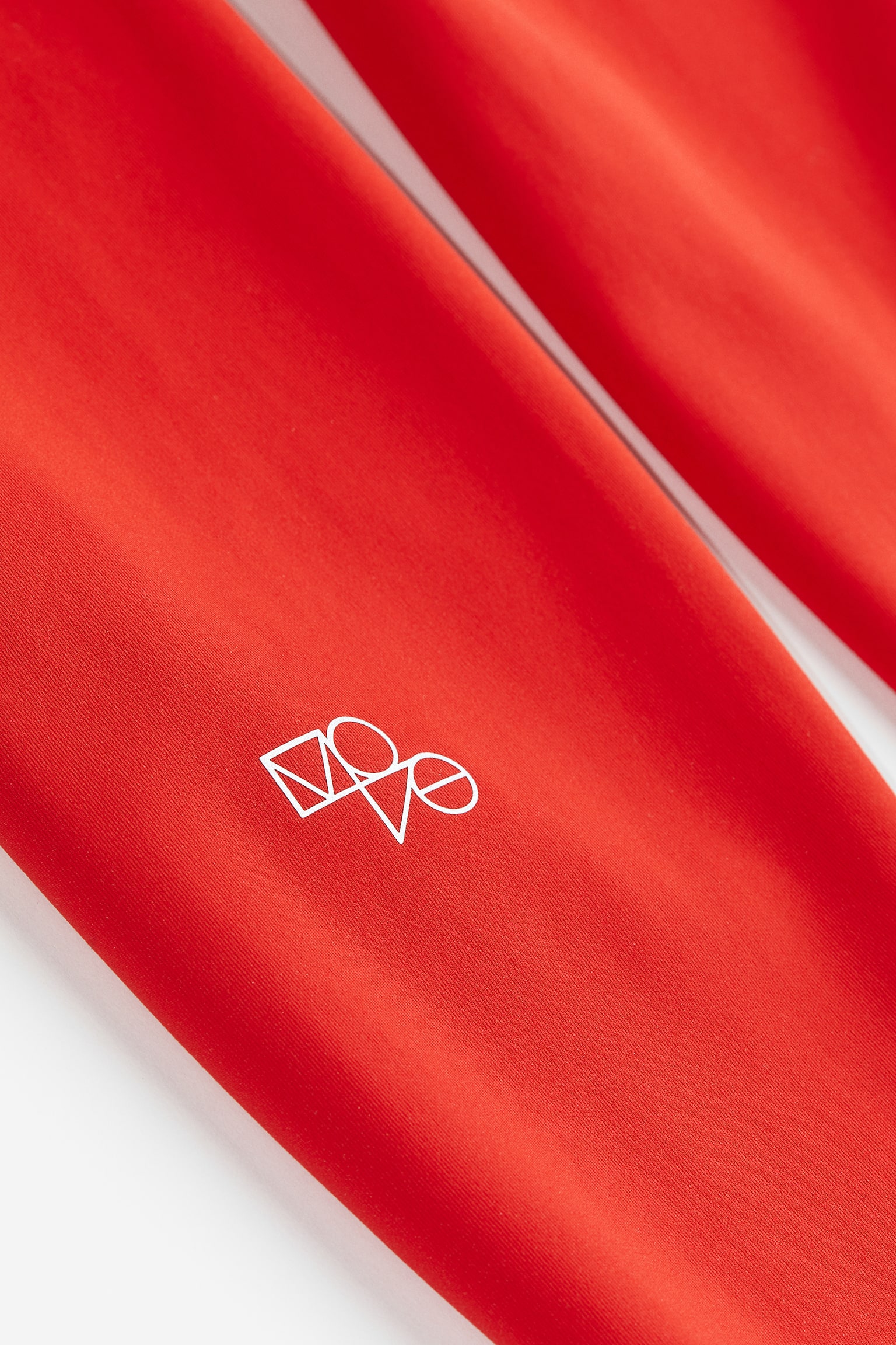 Activewear Leggings In ShapeMove™ - Red/Black - 2