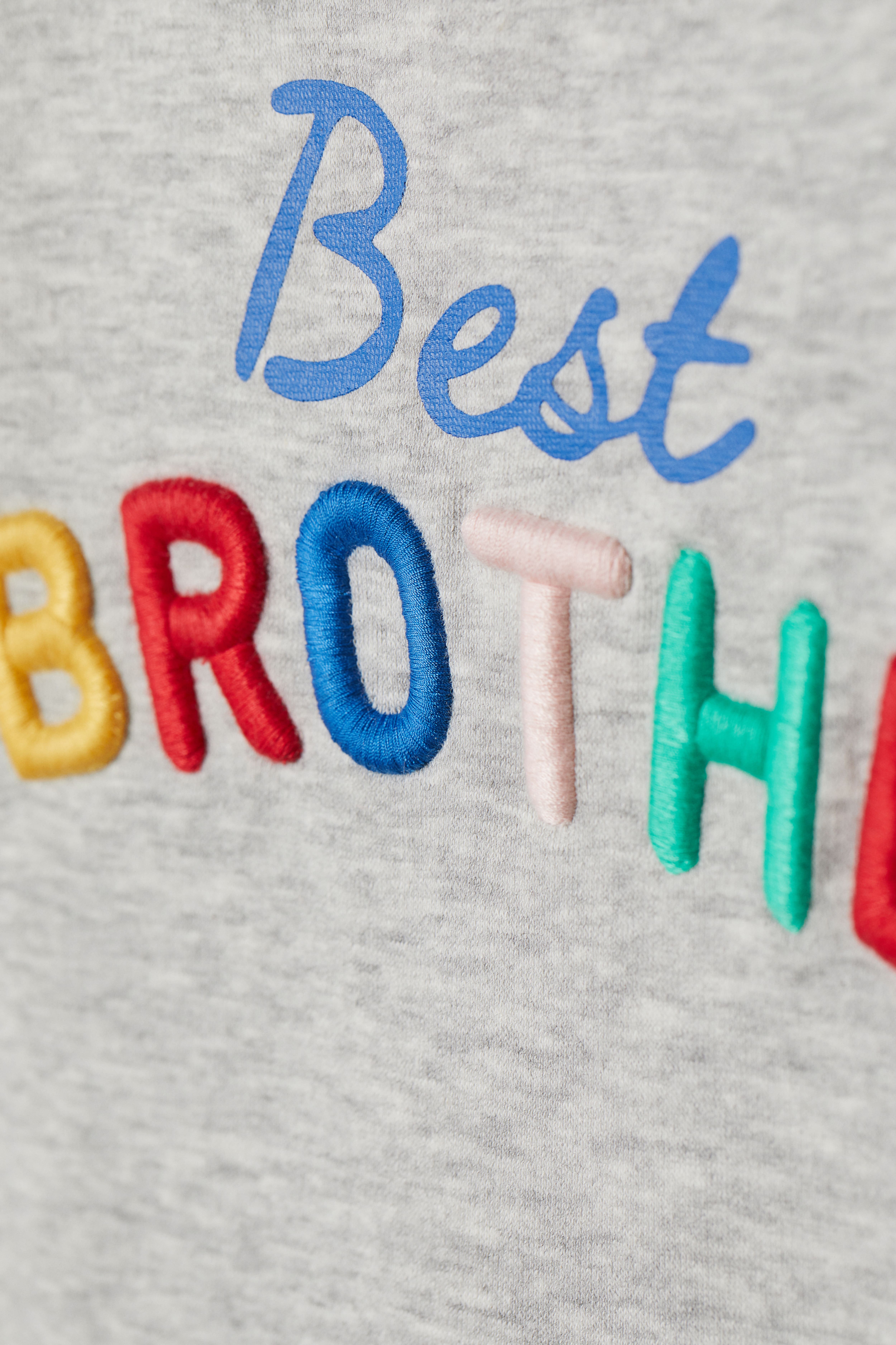 Sibling Shirt with Embroidery