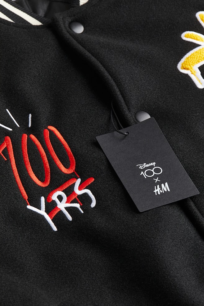 Regular Fit Baseball jacket - Black/Disney100 - 7