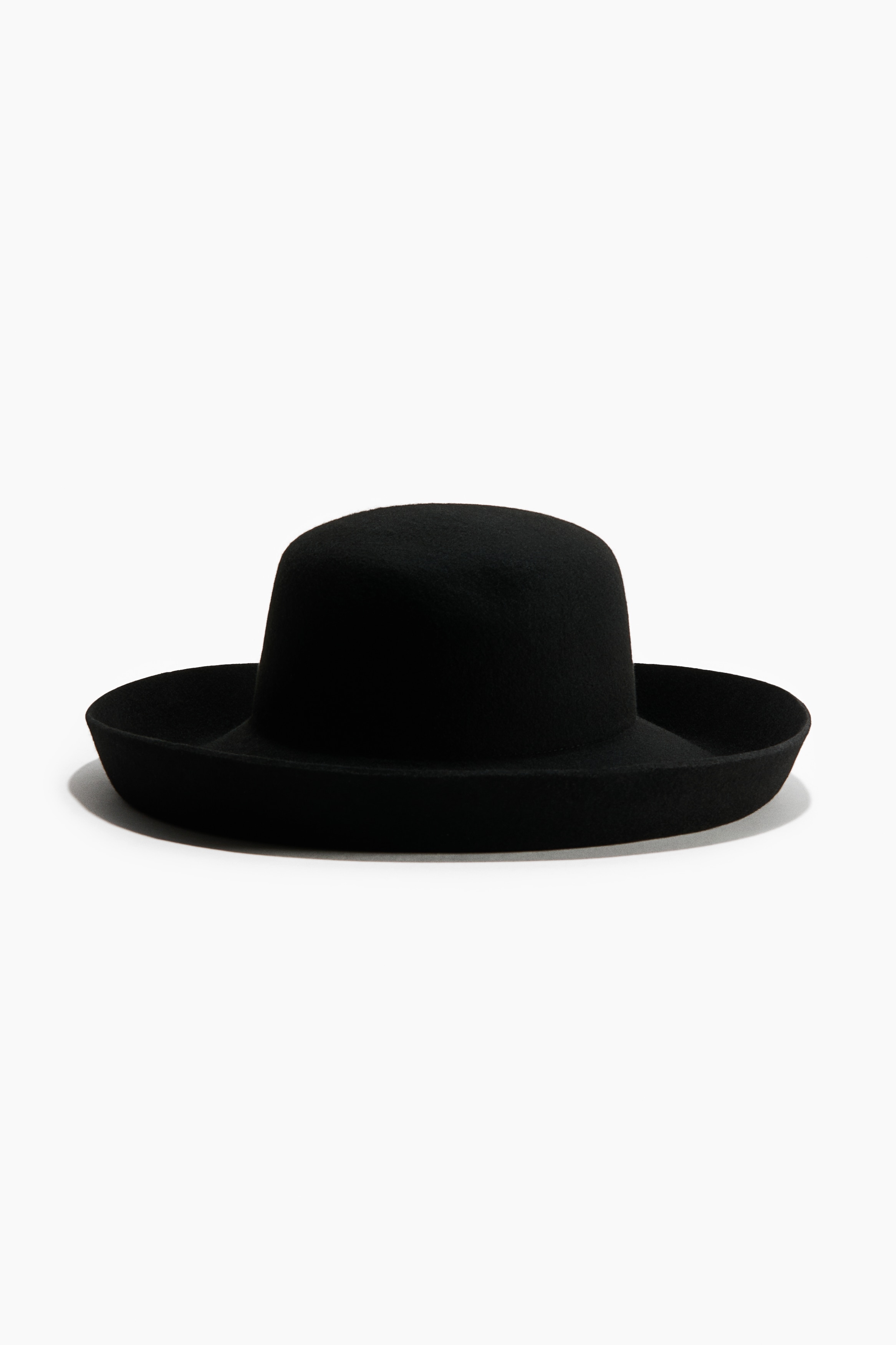 Felted wool hat - Black