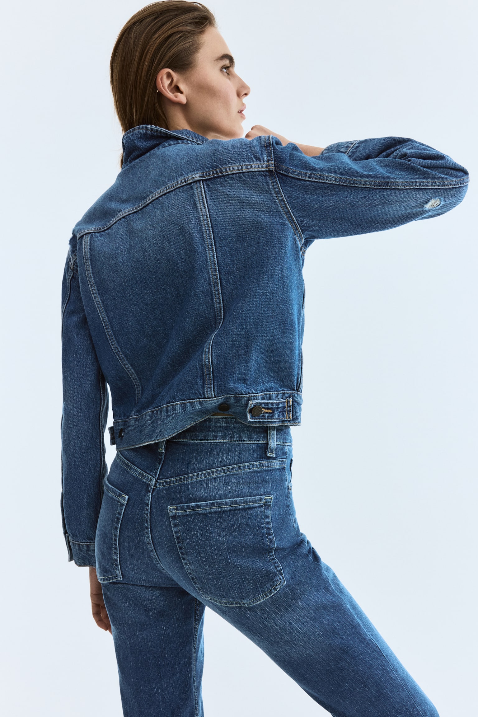 Bootcut High Jeans - כחול ג'ינס/חום כהה/כחול ג'ינס כהה - 3