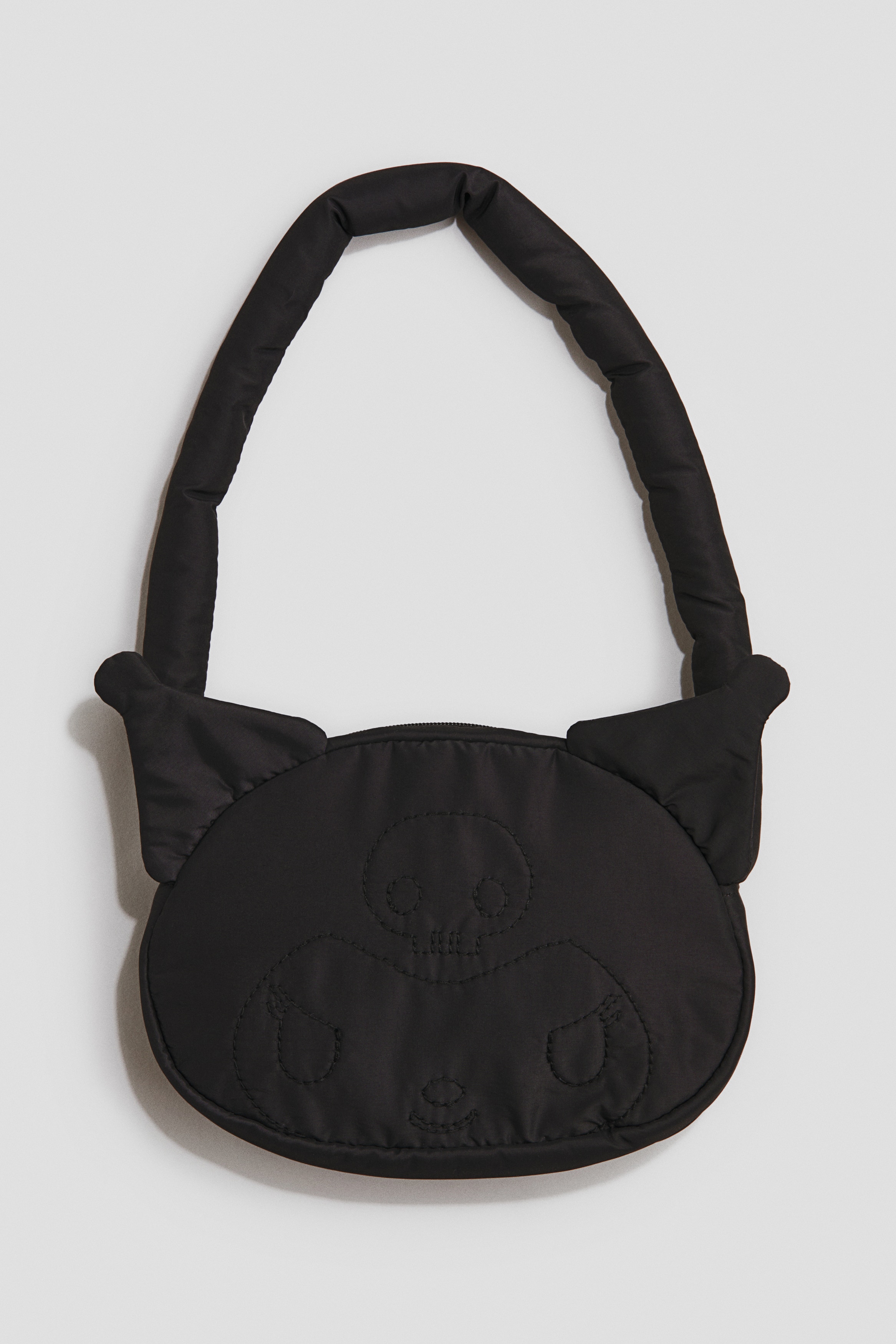 Motif-detail handbag - Black/Kuromi