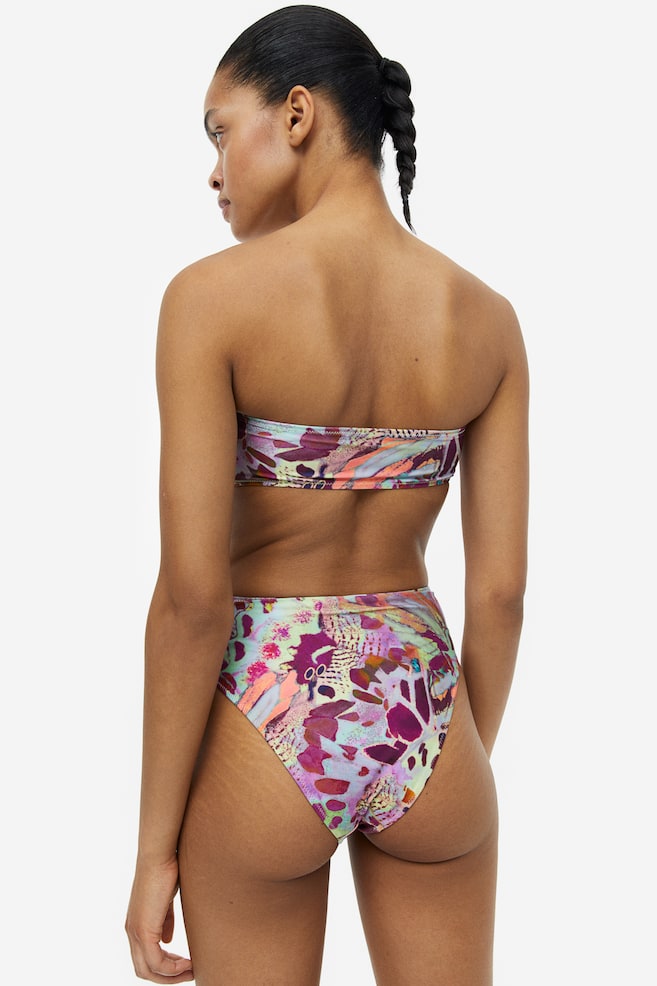 Brazilian bikini bottoms - Purple/Patterned - 5