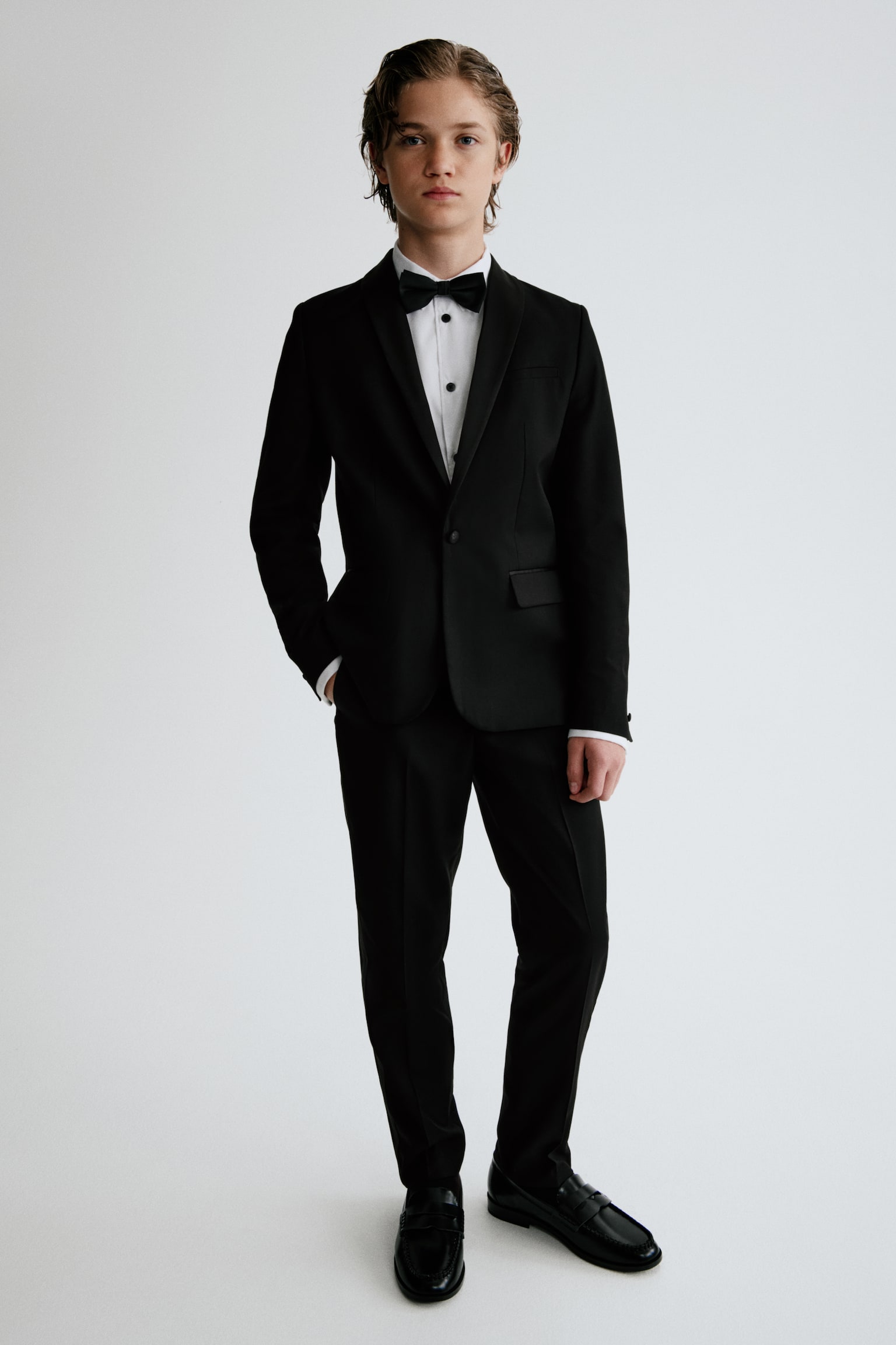 Детские комплекты H&M 2-piece Tuxedo Set, цвет: Чёрный — фото 2