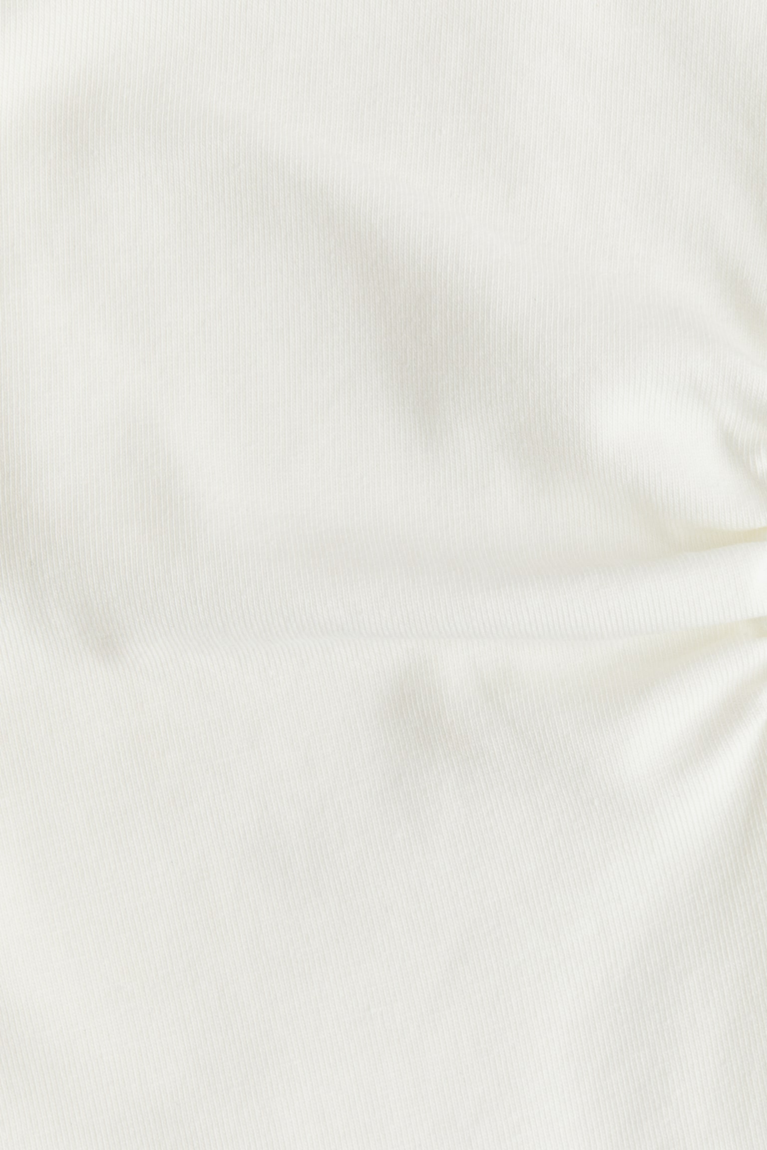 Женская футболка H&M Ruched, цвет: Белый — фото 2