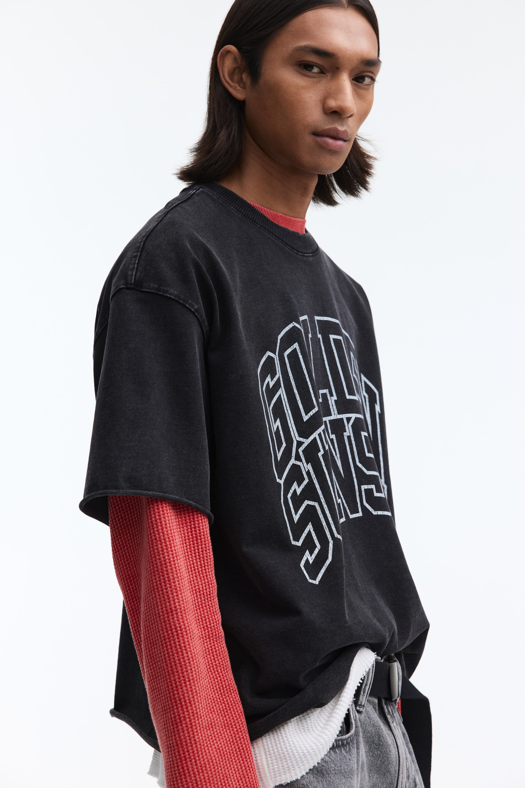 T-shirt carré coupe ample