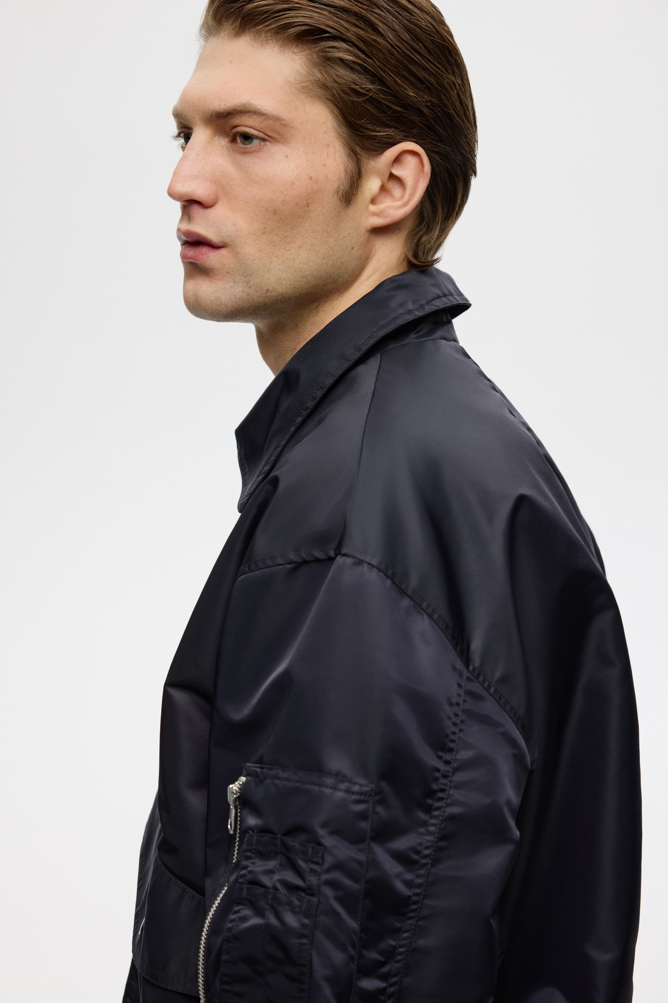 Blouson d'aviateur en nylon