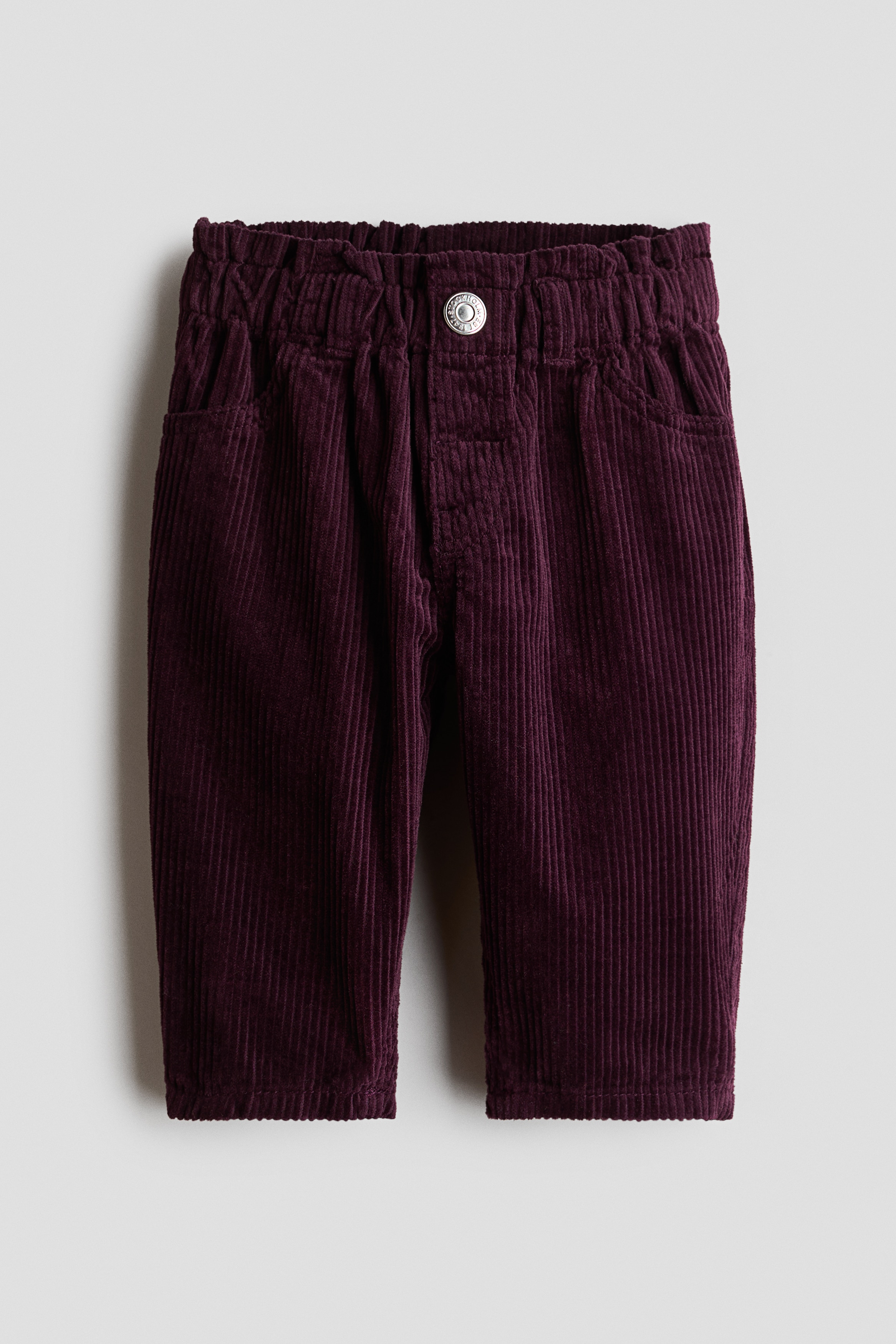 Paper bag corduroy trousersModell