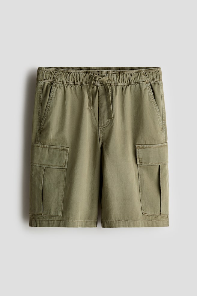 Cargotvillishortsit - Khakinvihreä/Beige/Musta - 1