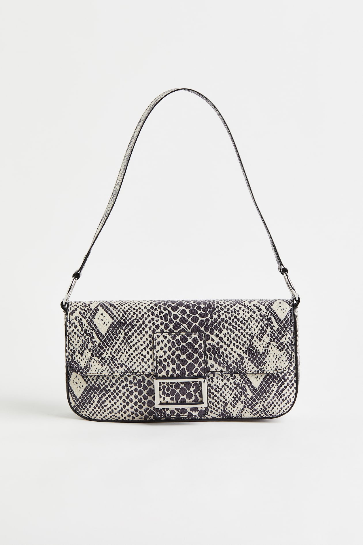 Shoulder Bag - Beige/snakeskin-patterned - Ladies | H&M US