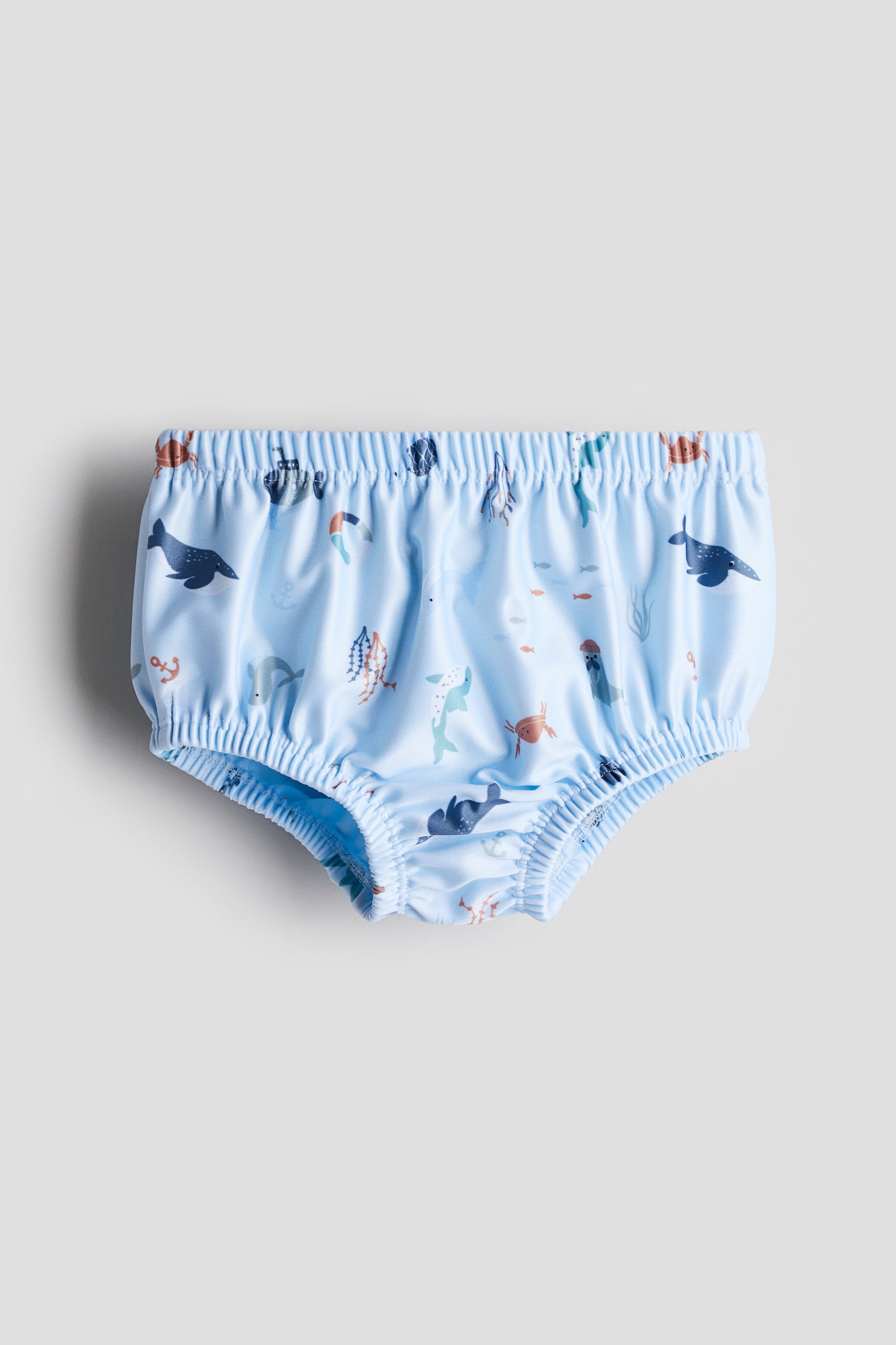 Pattern Swim Briefs - Light blue/Marine life/Light pink/Marine life - 1