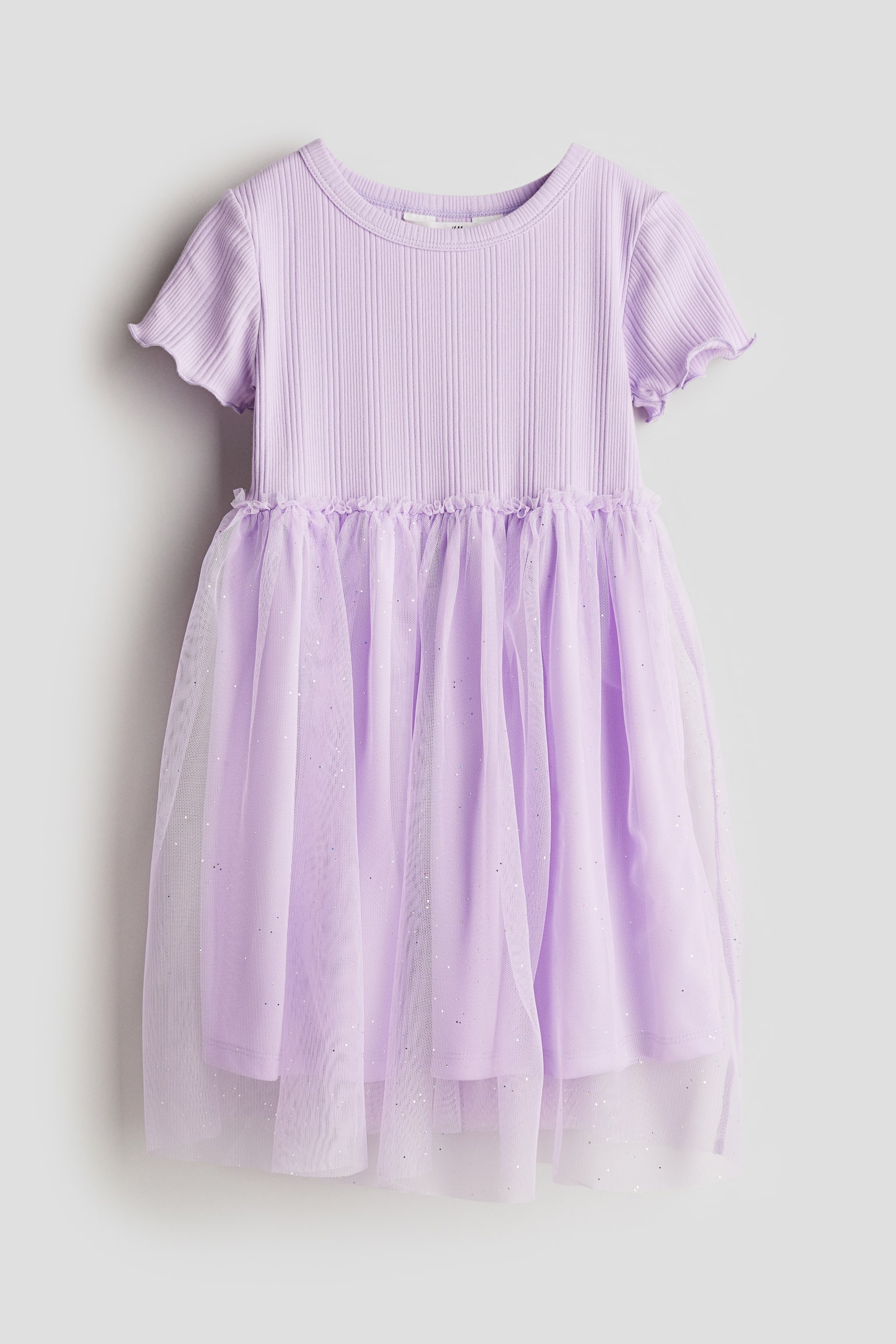 Tulle dress - Light purple/Pink/Cream/Spotted - 1