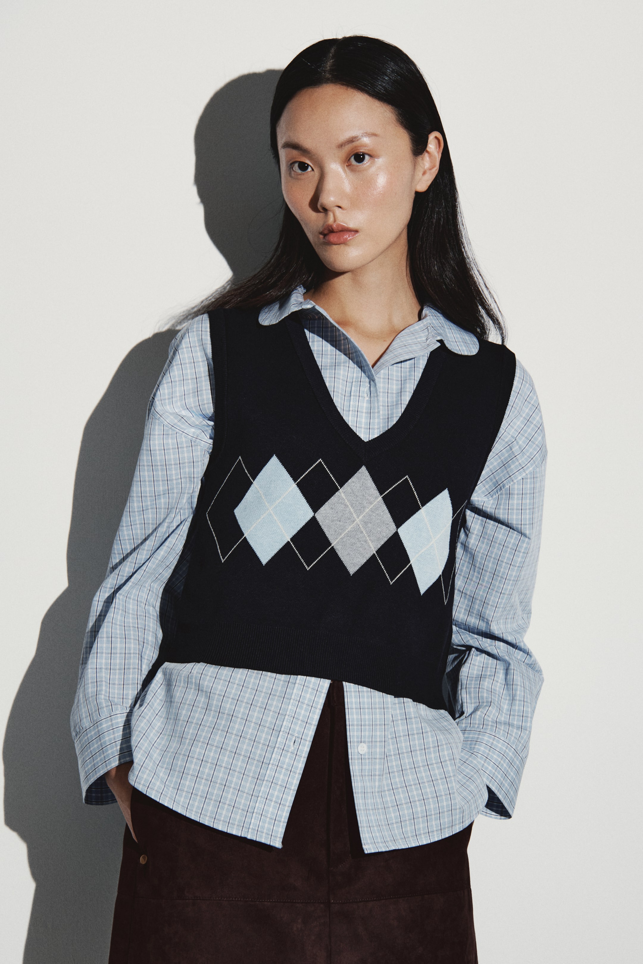 拡大画像を表示: Skirt - Dark brown - レディース | H&M JP 2