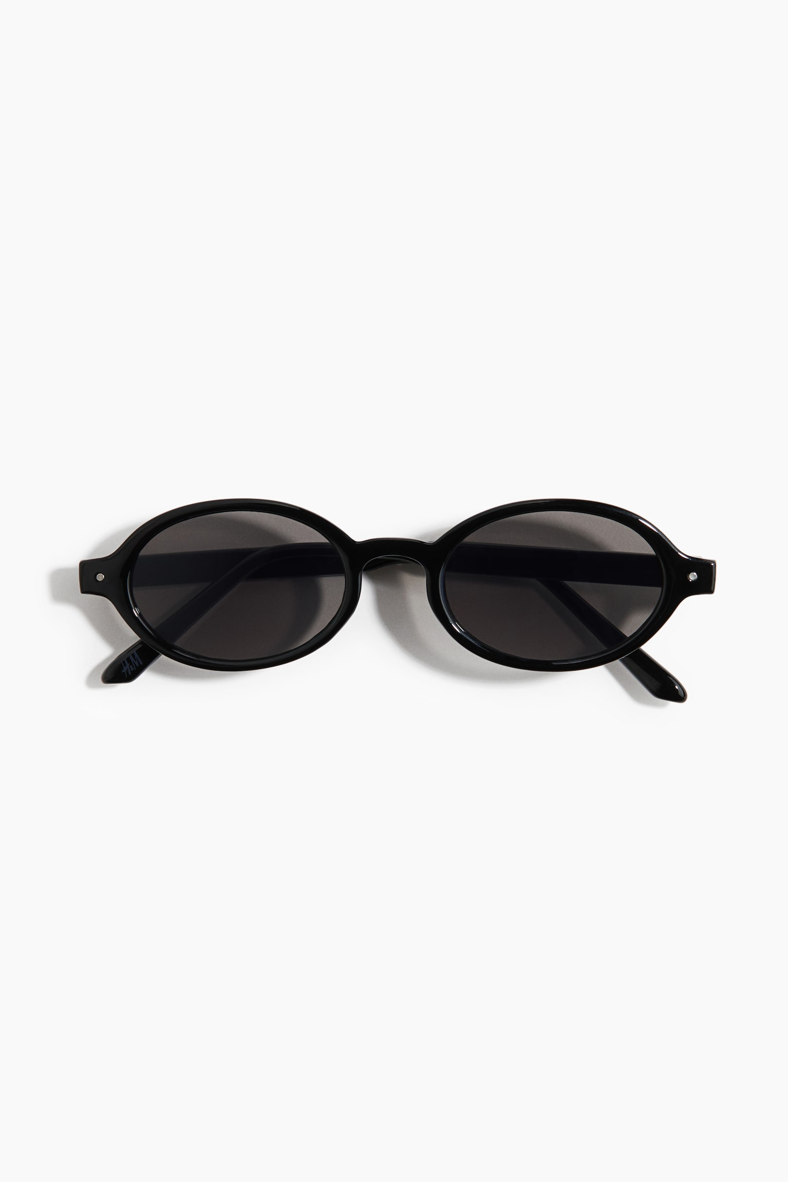 Oval sunglasses - Black/Brown/Tortoiseshell pattern - 1