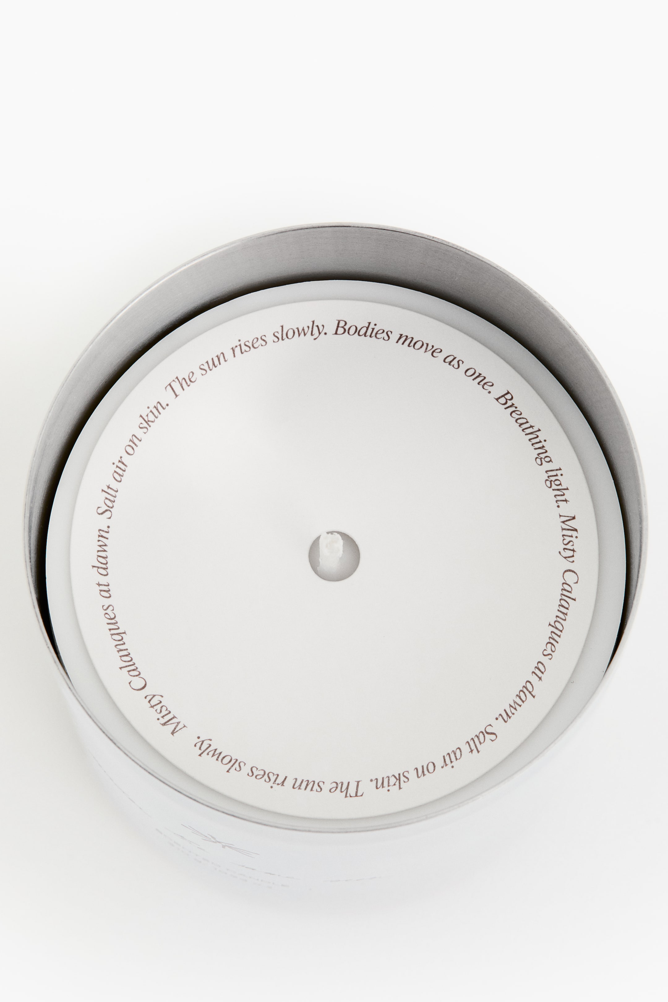 Scented Candle in Stainless Steel Holder