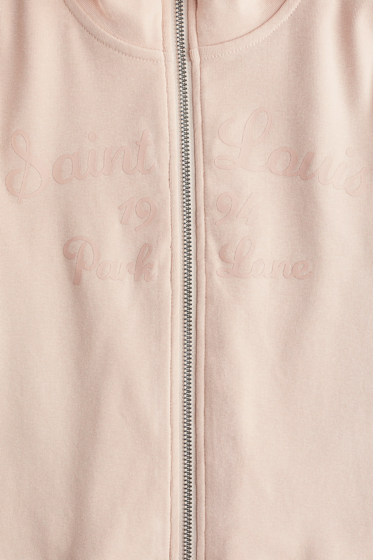 Motif-detail zip-through top - Light dusty pink/Saint Louis/Grey/Mill Blvd/Light dusty blue/Rose Lane - 2