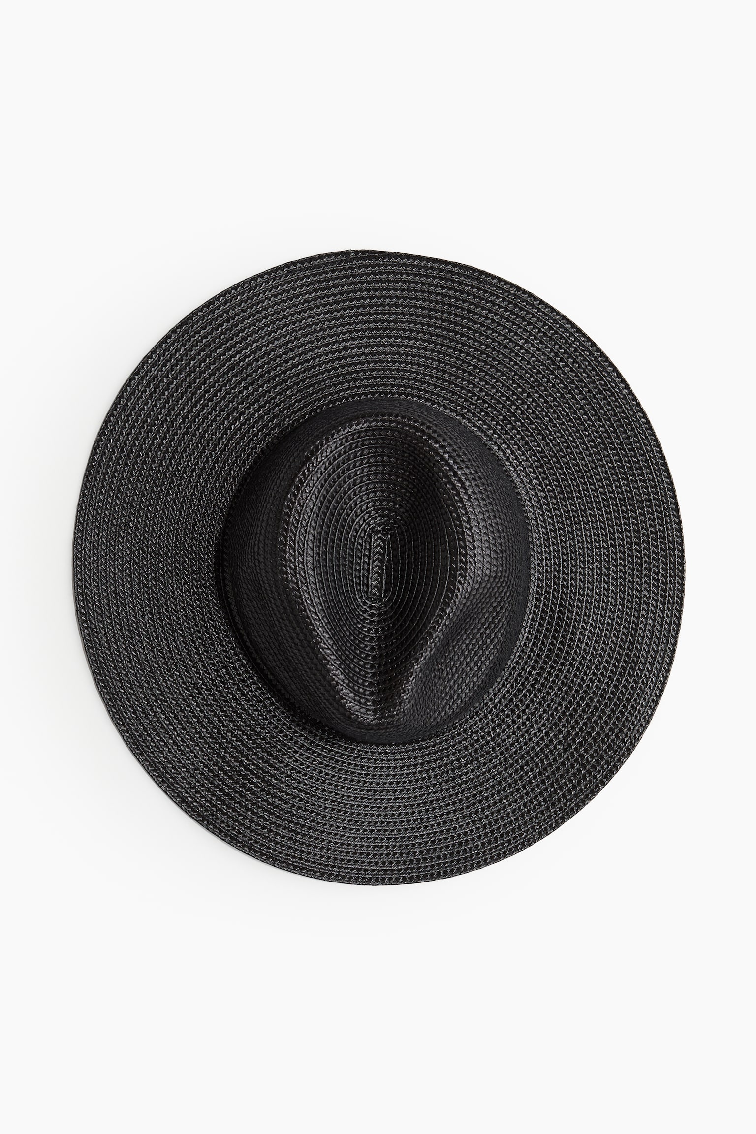 Straw hat - Black/Beige - 1