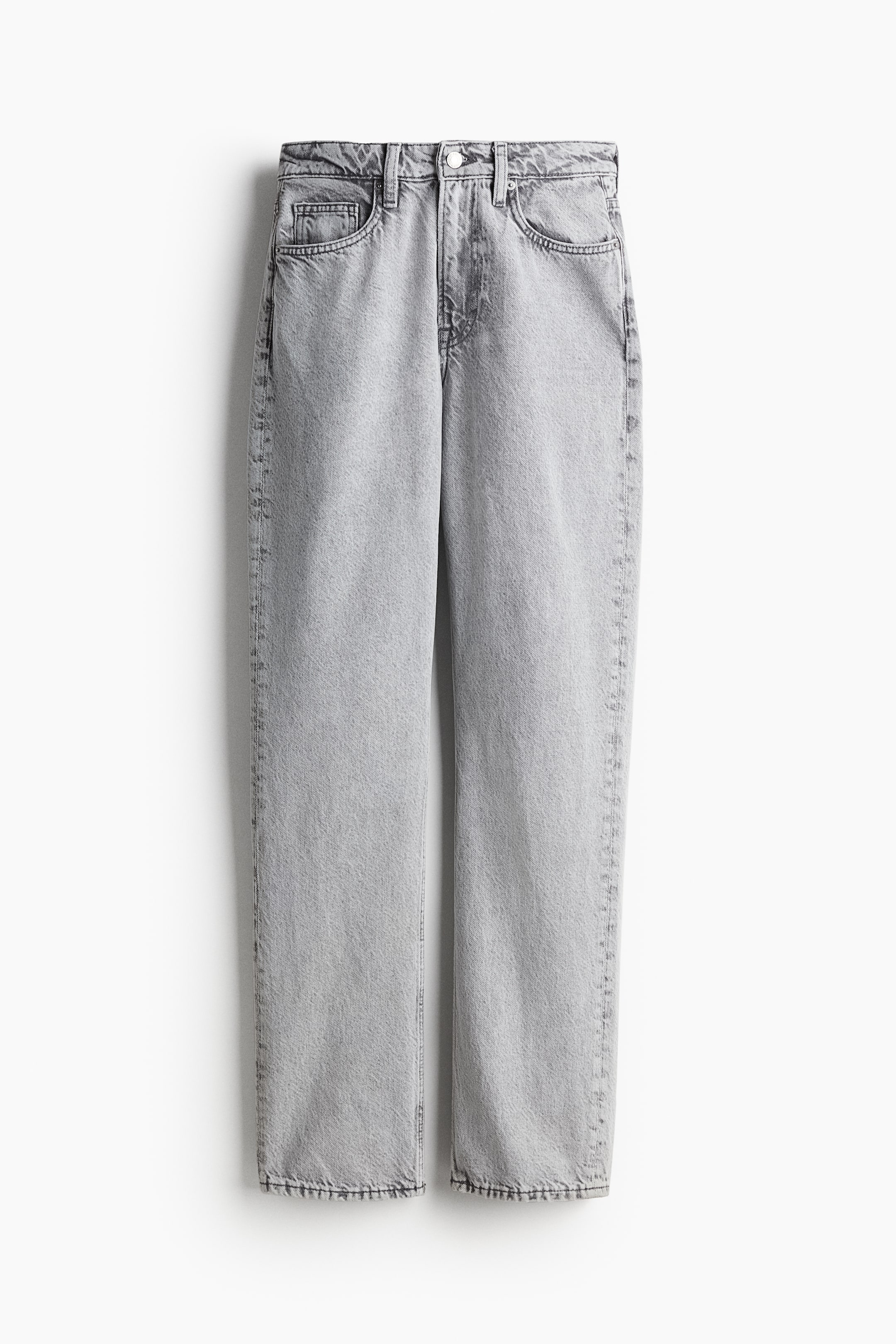 Straight High Jeans - Denim grey - Ladies | H&M GB 6