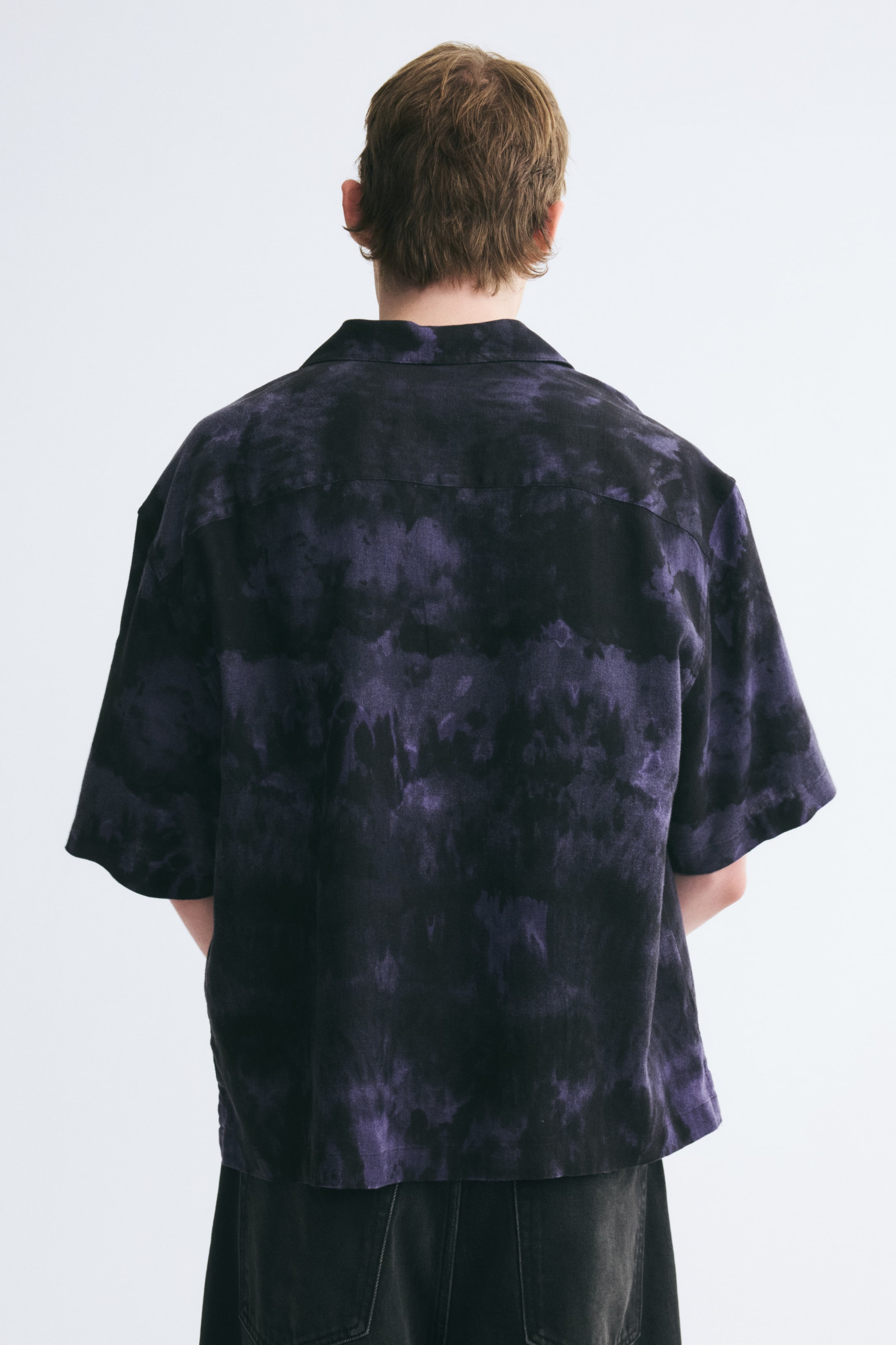 Relaxed-Fit Linen-Blend Resort Shirt