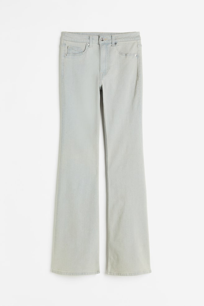 Flared High Jeans - Sart denimblå/Sort/Sart denimblå/Lys denimblå - 2