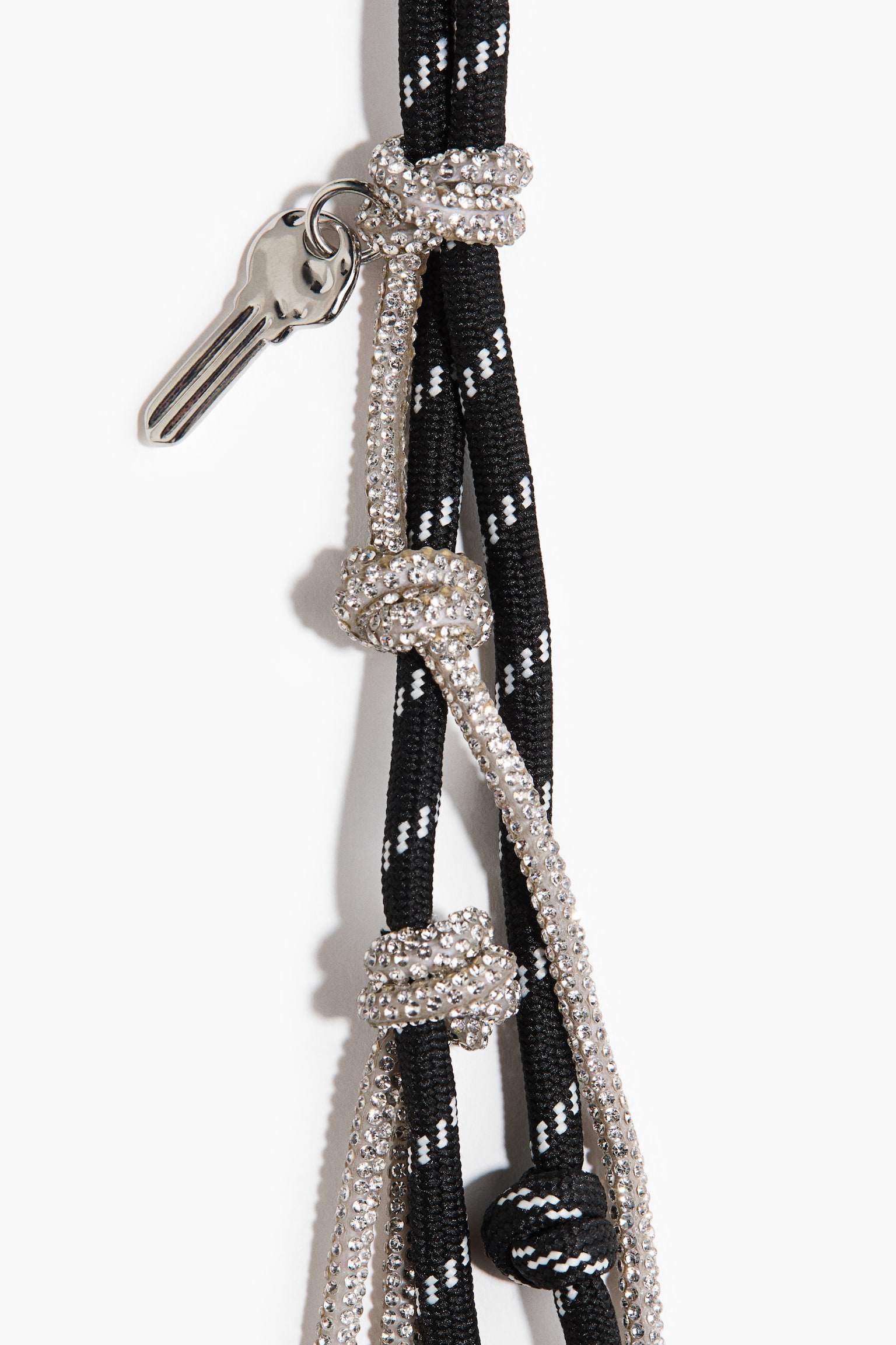 Женский брелок H&M Cord Bag Charm, цвет: Чёрный — фото 2