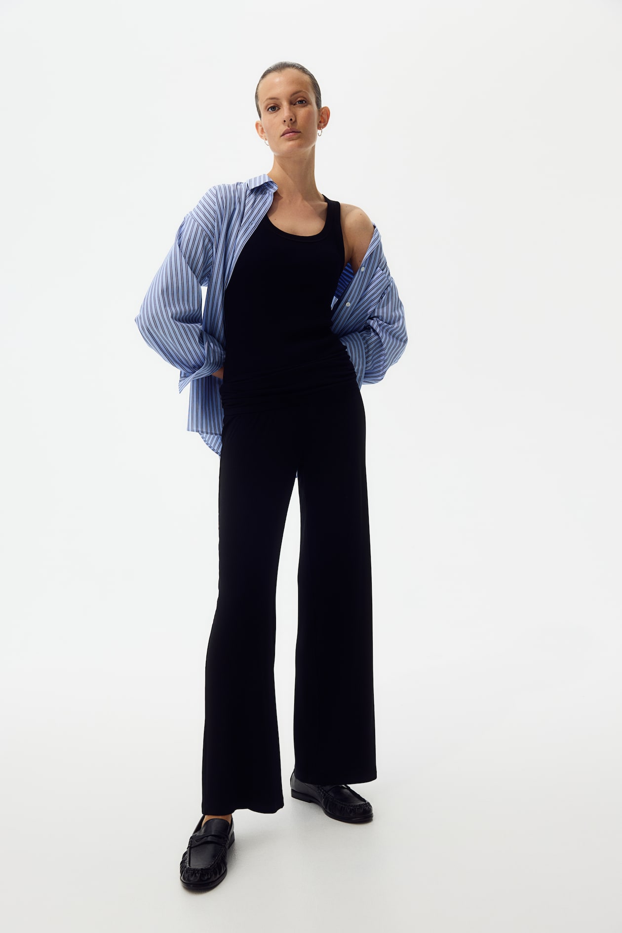 MAMA Before & After Ribbed Jersey Pants