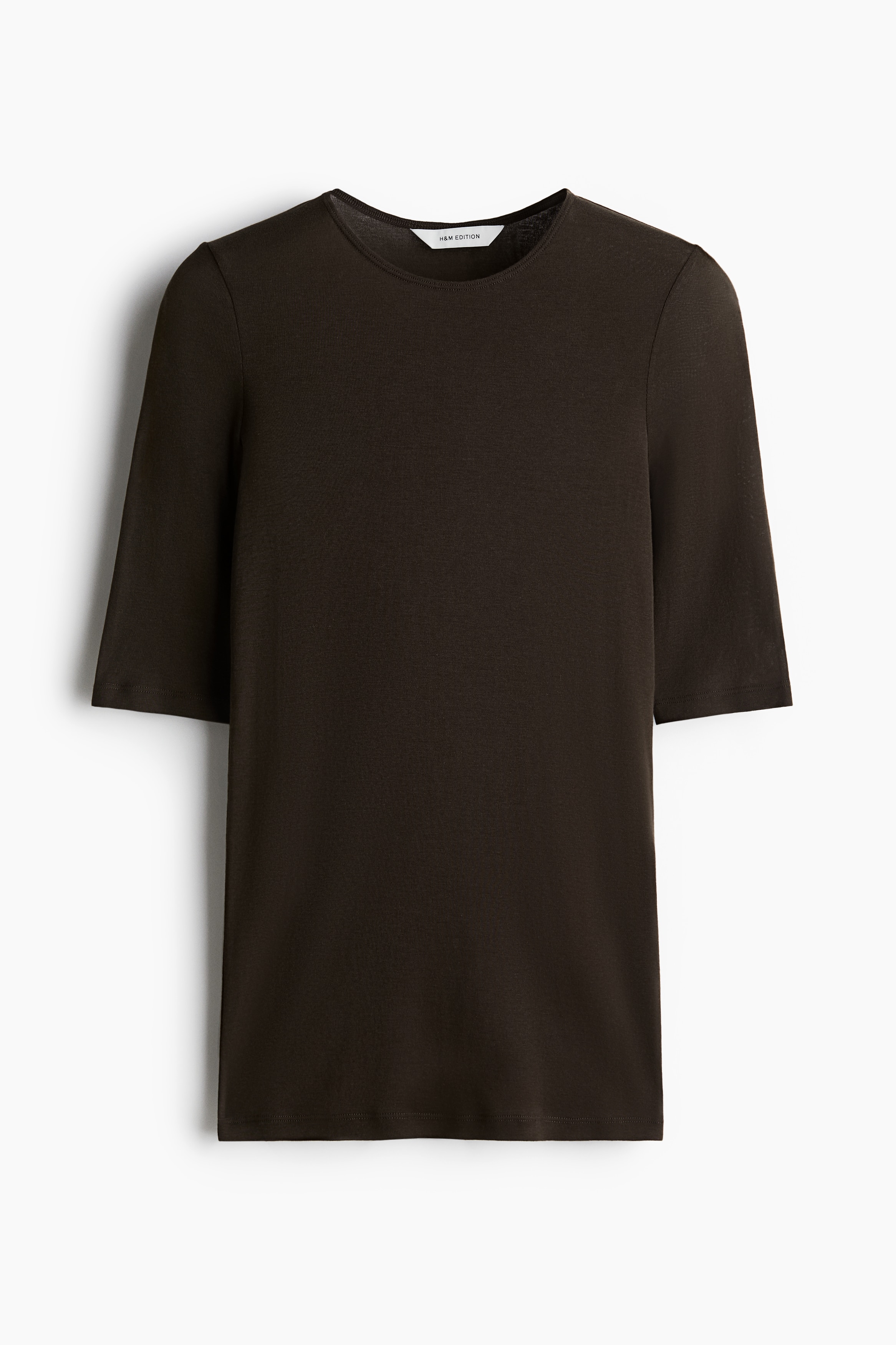 Pima Cotton Tee - Dark brown/Dark brown/Bright red/Beige/Dark beige/Pink/Dark khaki green/Orange