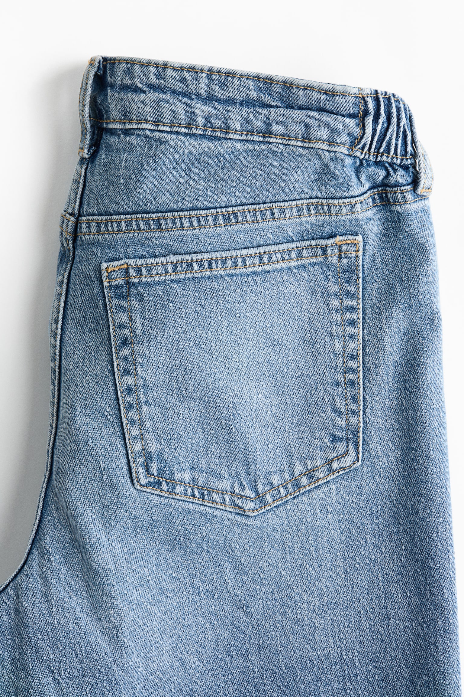 MAMA Before & After wide jeans - Light denim blue/Dark grey/Denim blue - 3