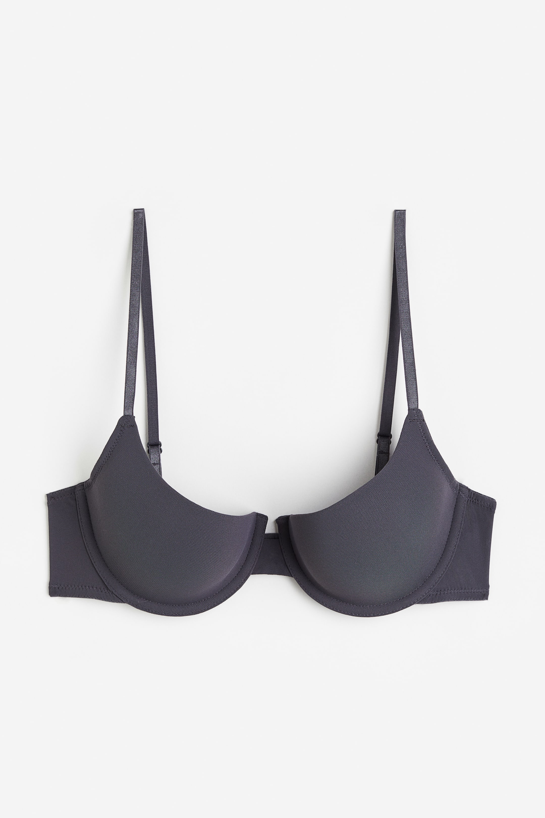 Padded Mesh Underwire Bra