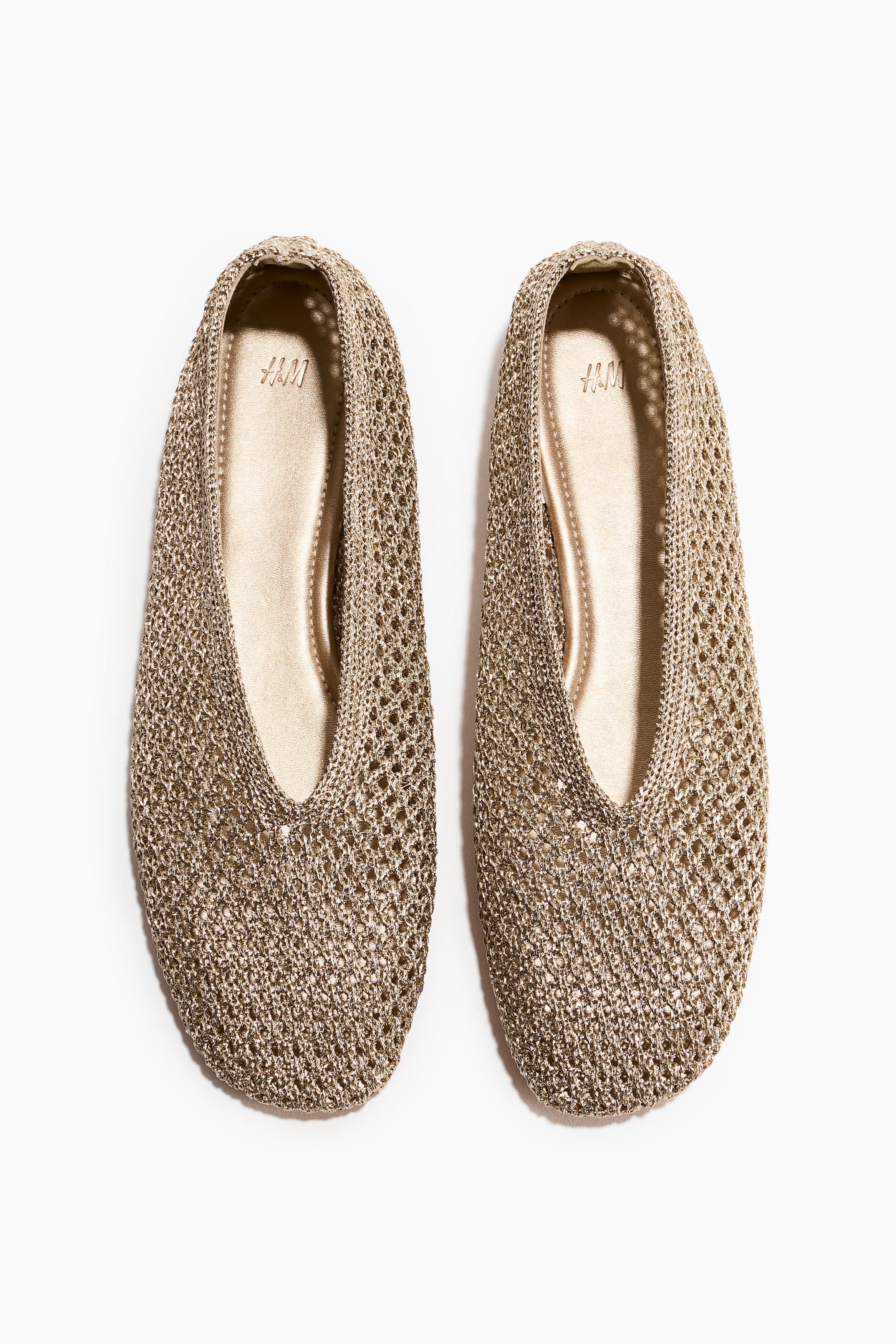 Braided ballet flats