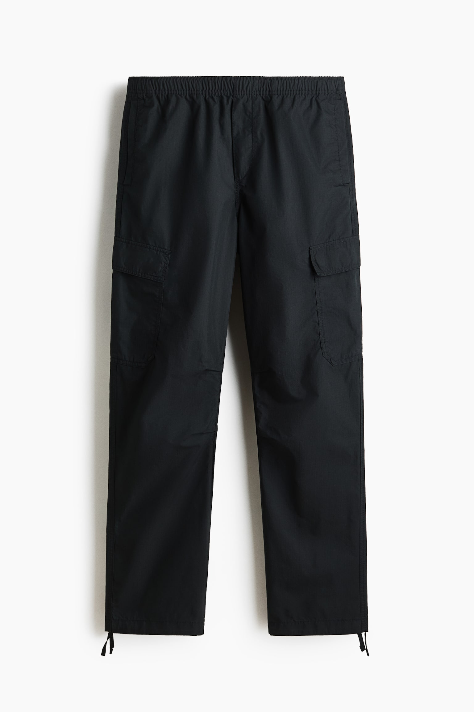 מכנסי דגמ"ח Regular Fit - שחור/אפור-חום - 2