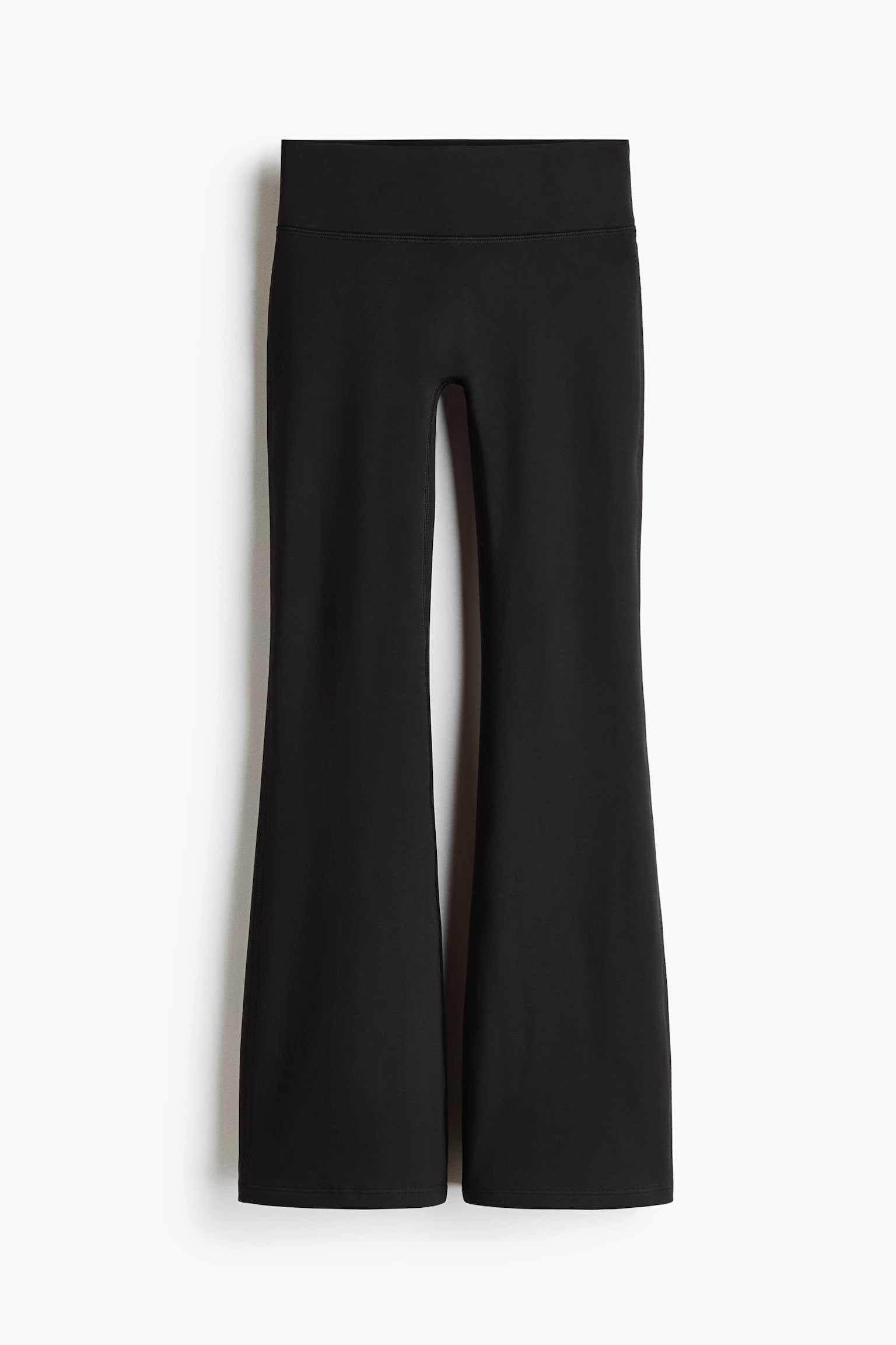 Flared warming leggings with SoftMove™ - Black/Dark brown/Steel blue - 1