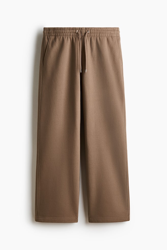 Loose-Fit Sweatpants - Dark beige/Black/Light gray melange/White/Dark gray/Navy blue - 1