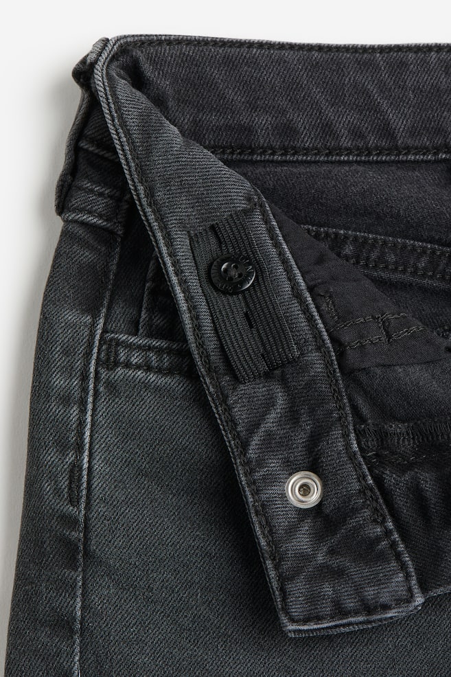 Relaxed Fit Jeans mit verstärkten Knien - Schwarz/Washed out/Denimblau - 3