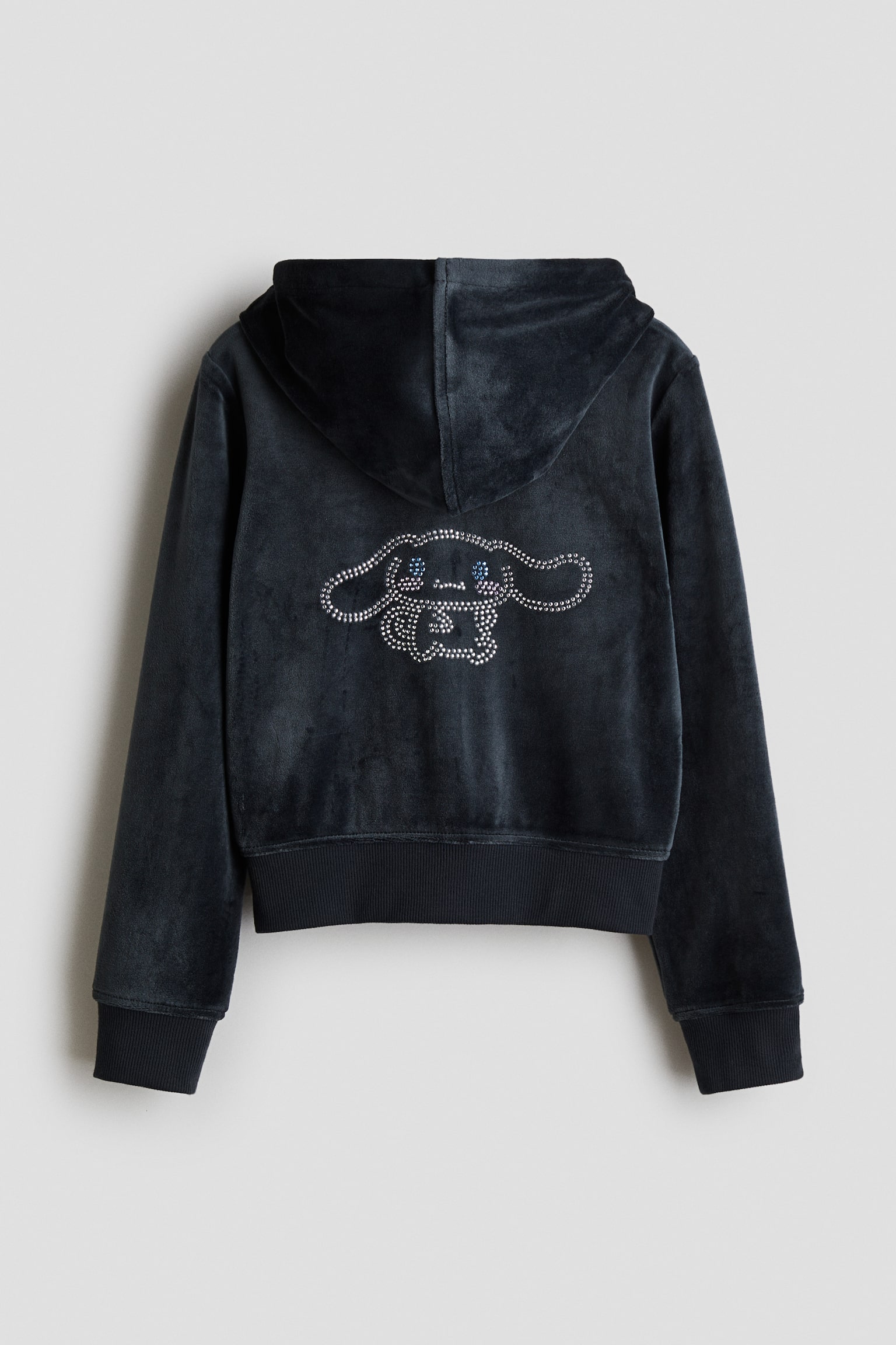 2-piece motif-detail velour set - Dark grey/Cinnamoroll/Light blue/Lilo & Stitch/White/Hello Kitty/Light blue/Cinnamoroll/Light pink/Squishmallows - 4