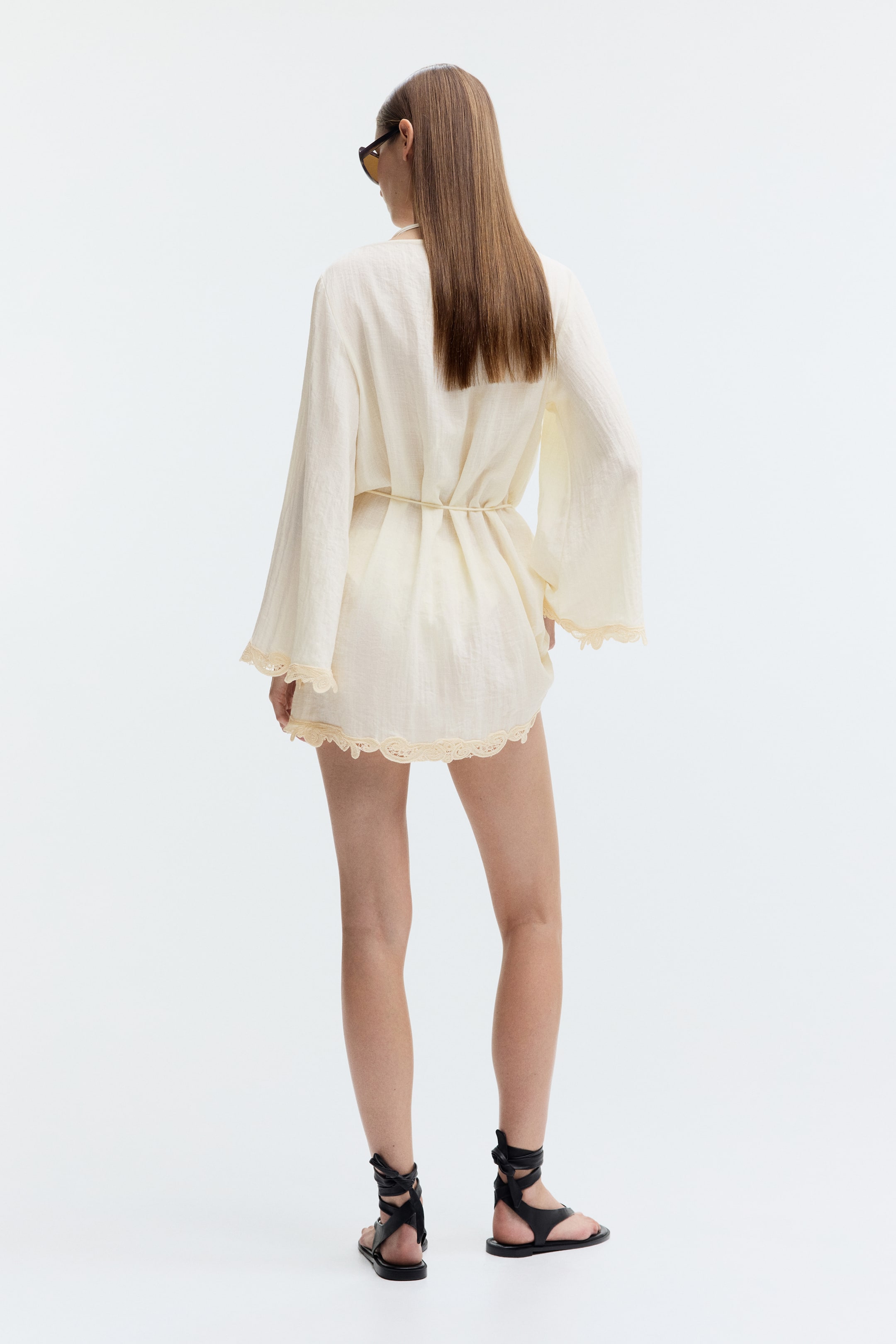 Lace-Trimmed Dress